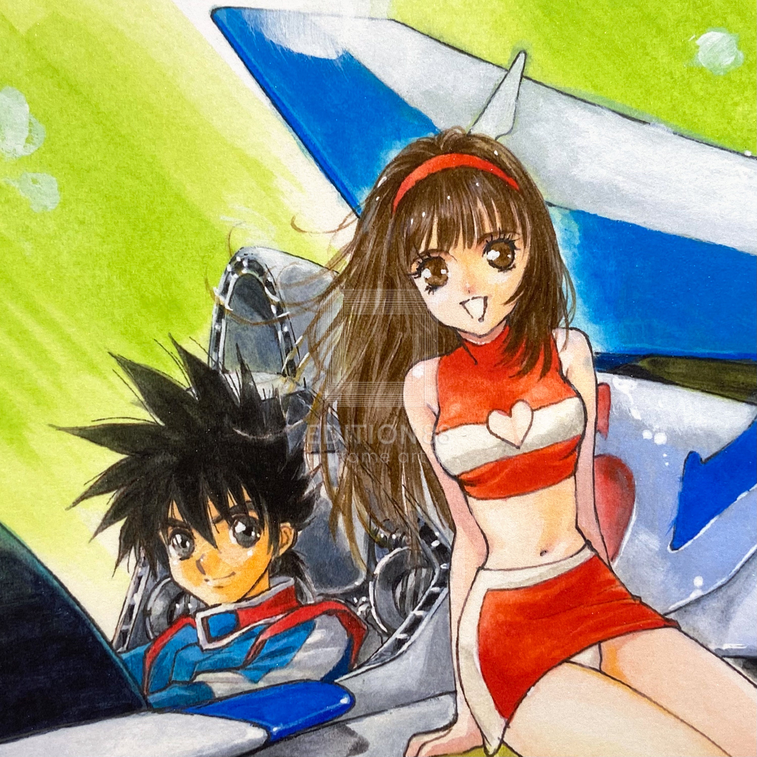 「新世紀GPXサイバーフォーミュラ」88グラフ4/いのまたむつみ(箔押しサイン入り)