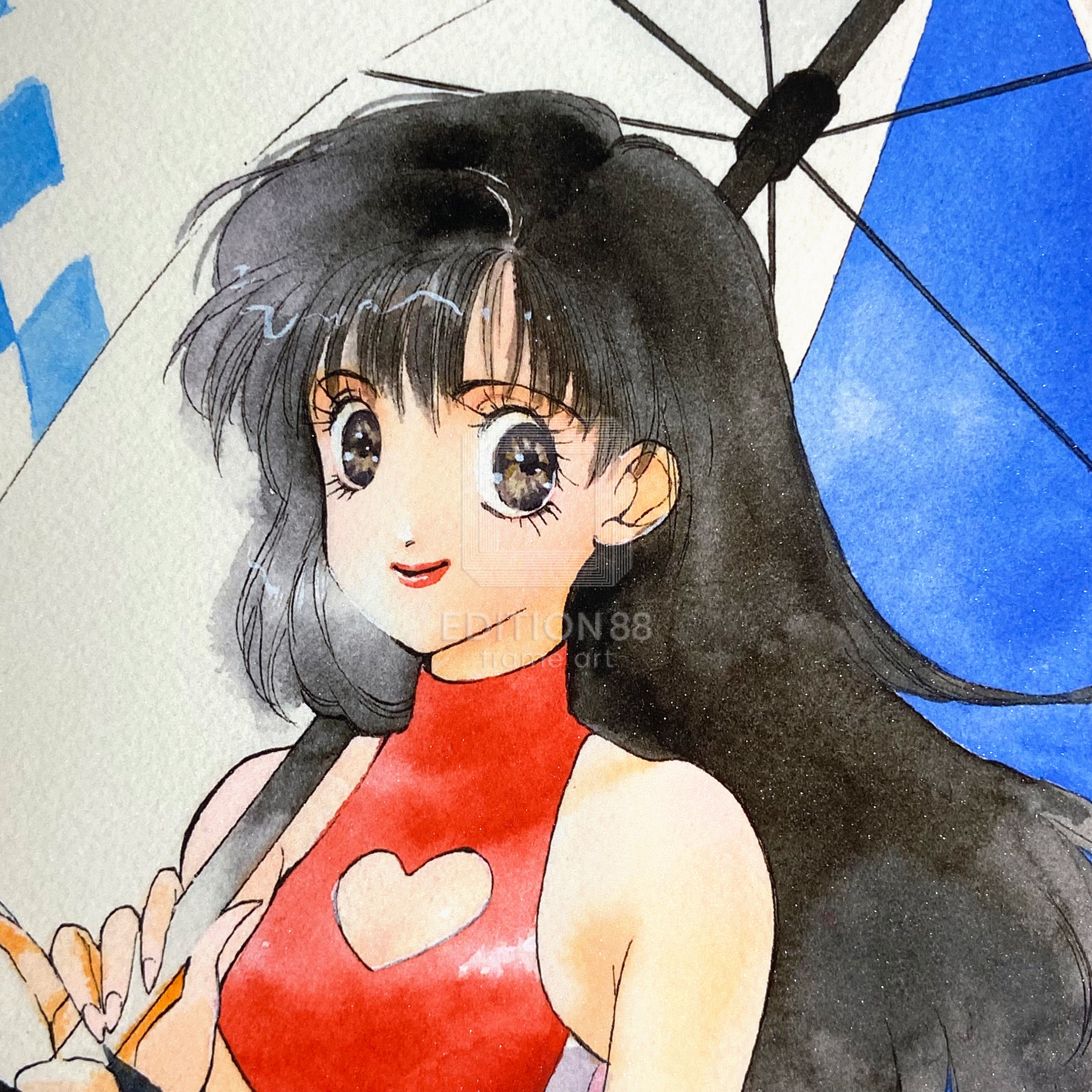 「新世紀GPXサイバーフォーミュラ」88グラフ7/いのまたむつみ(箔押しサイン入り)