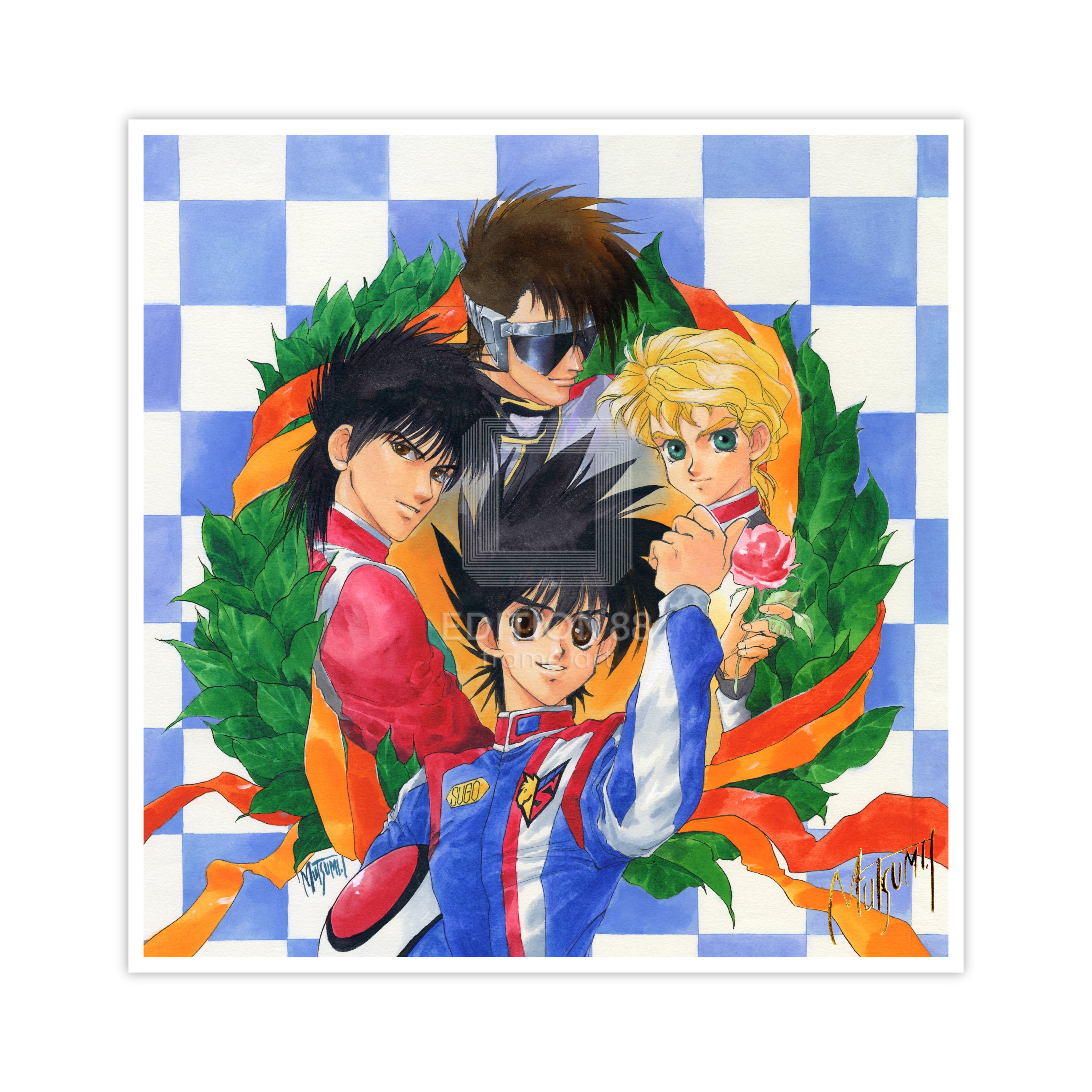 「新世紀GPXサイバーフォーミュラ」88グラフ9/いのまたむつみ(箔押しサイン入り)