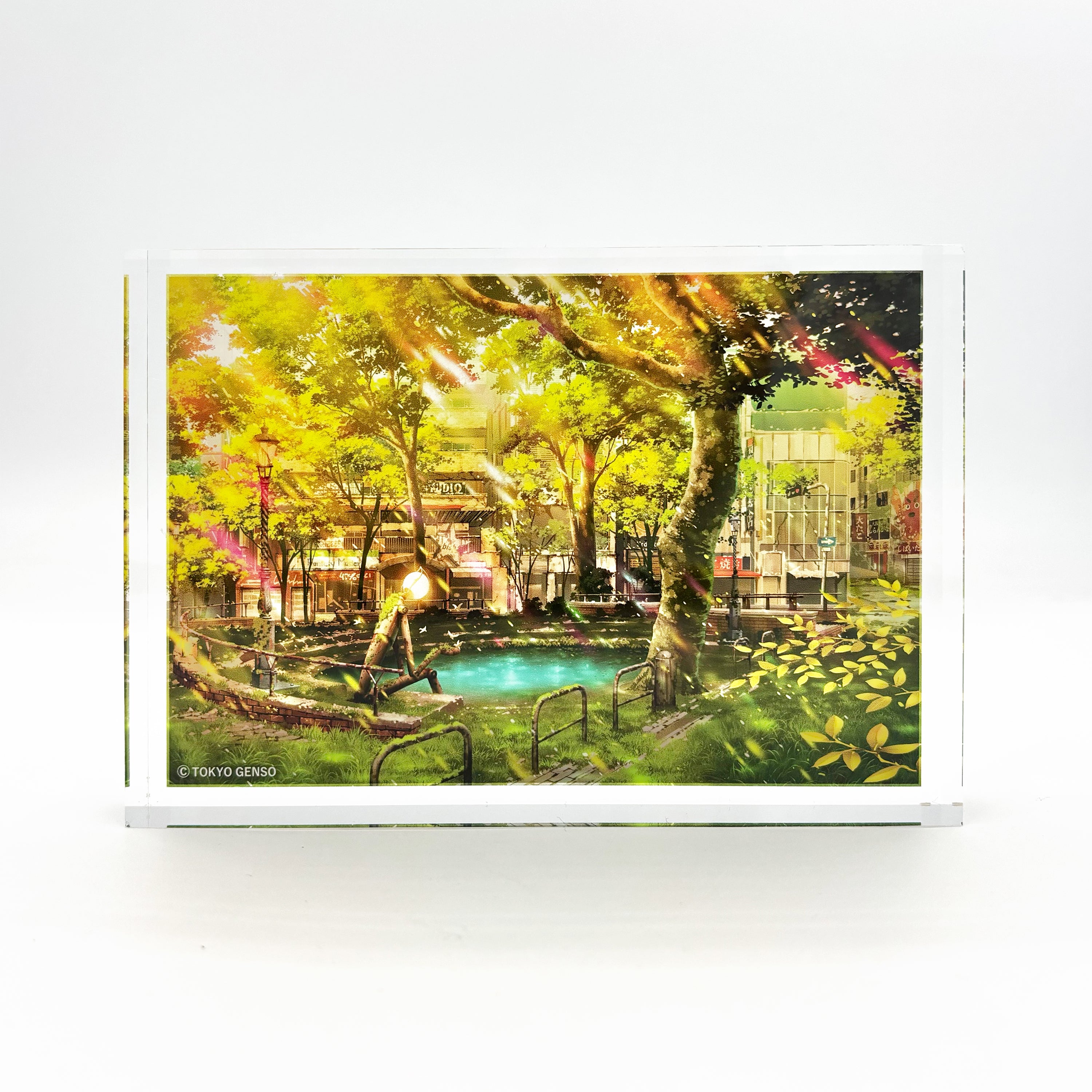 アクリルブロック「アメ村幻想」/ 東京幻想