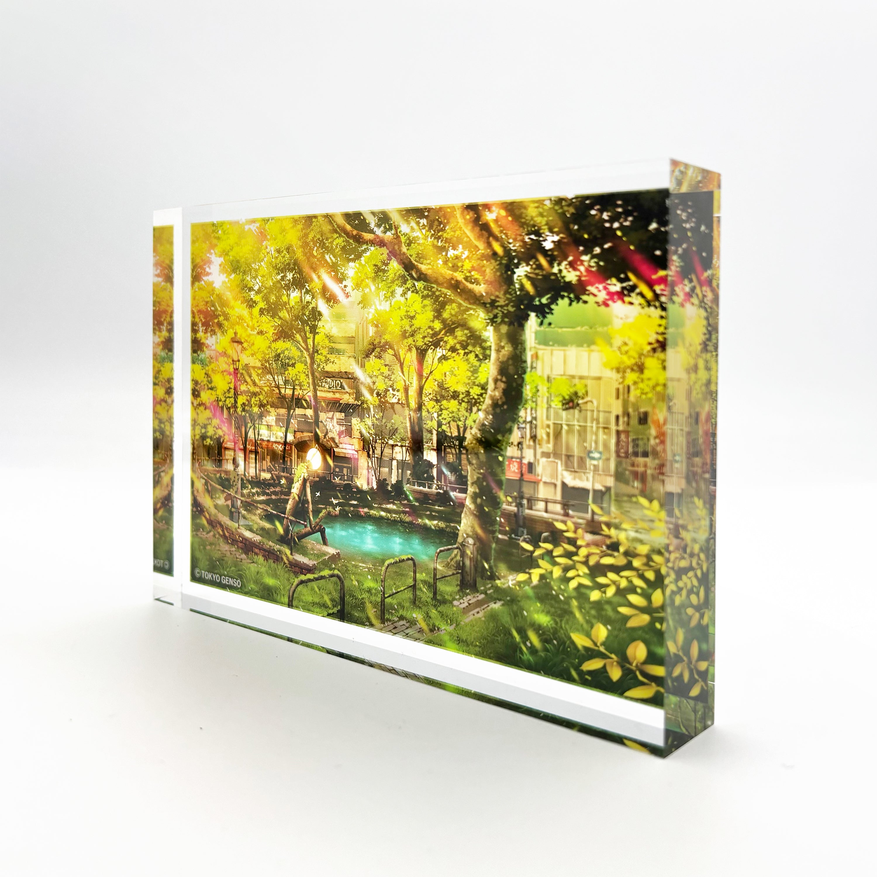 アクリルブロック「アメ村幻想」/ 東京幻想