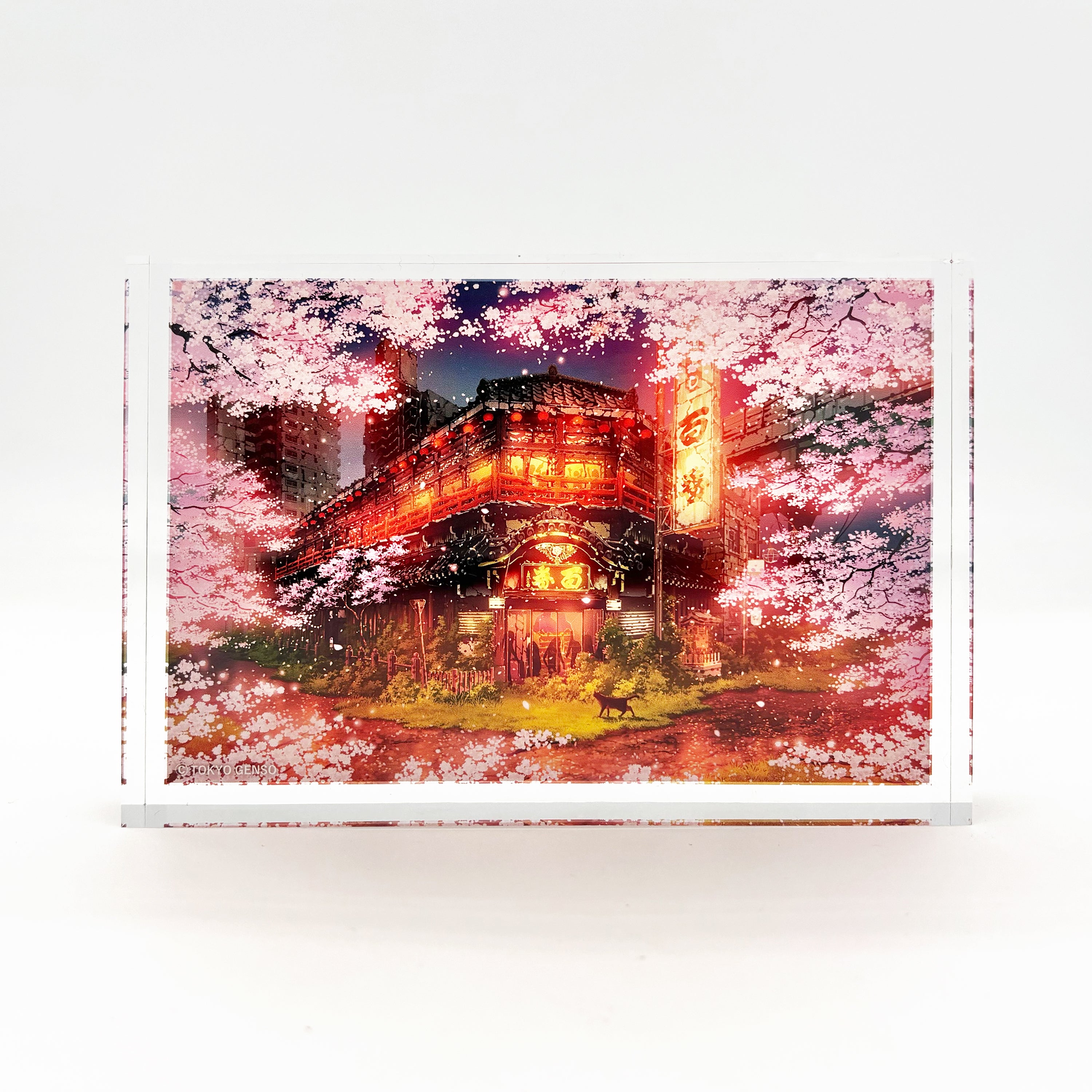 アクリルブロック「鯛よし百番幻想」/ 東京幻想