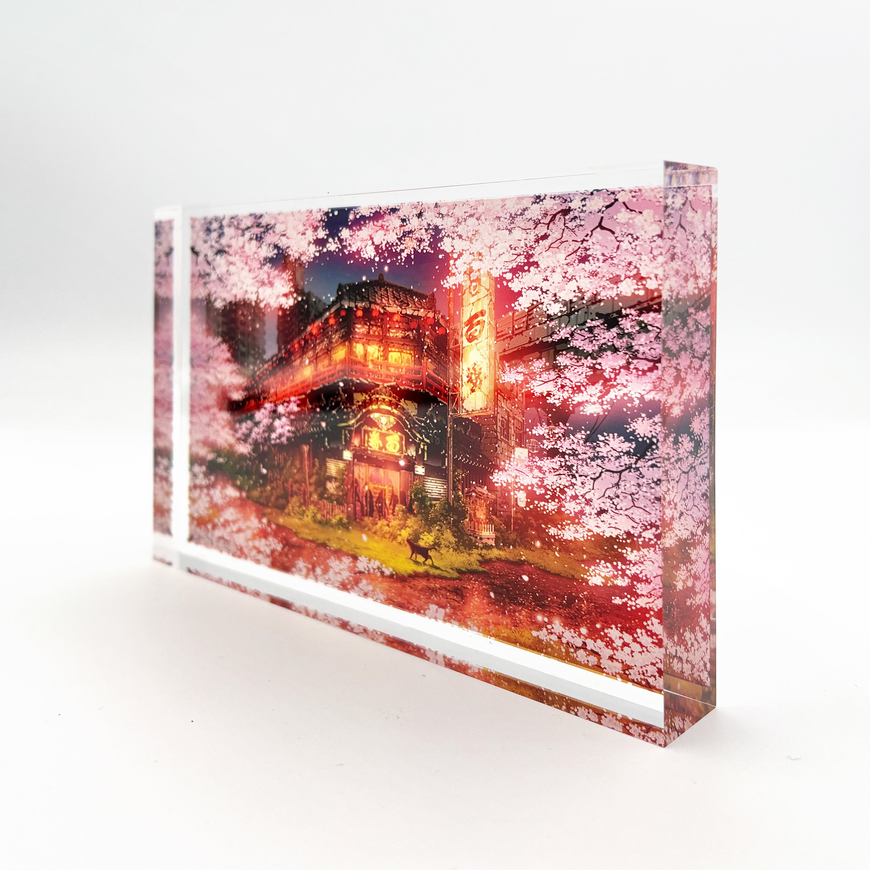 アクリルブロック「鯛よし百番幻想」/ 東京幻想