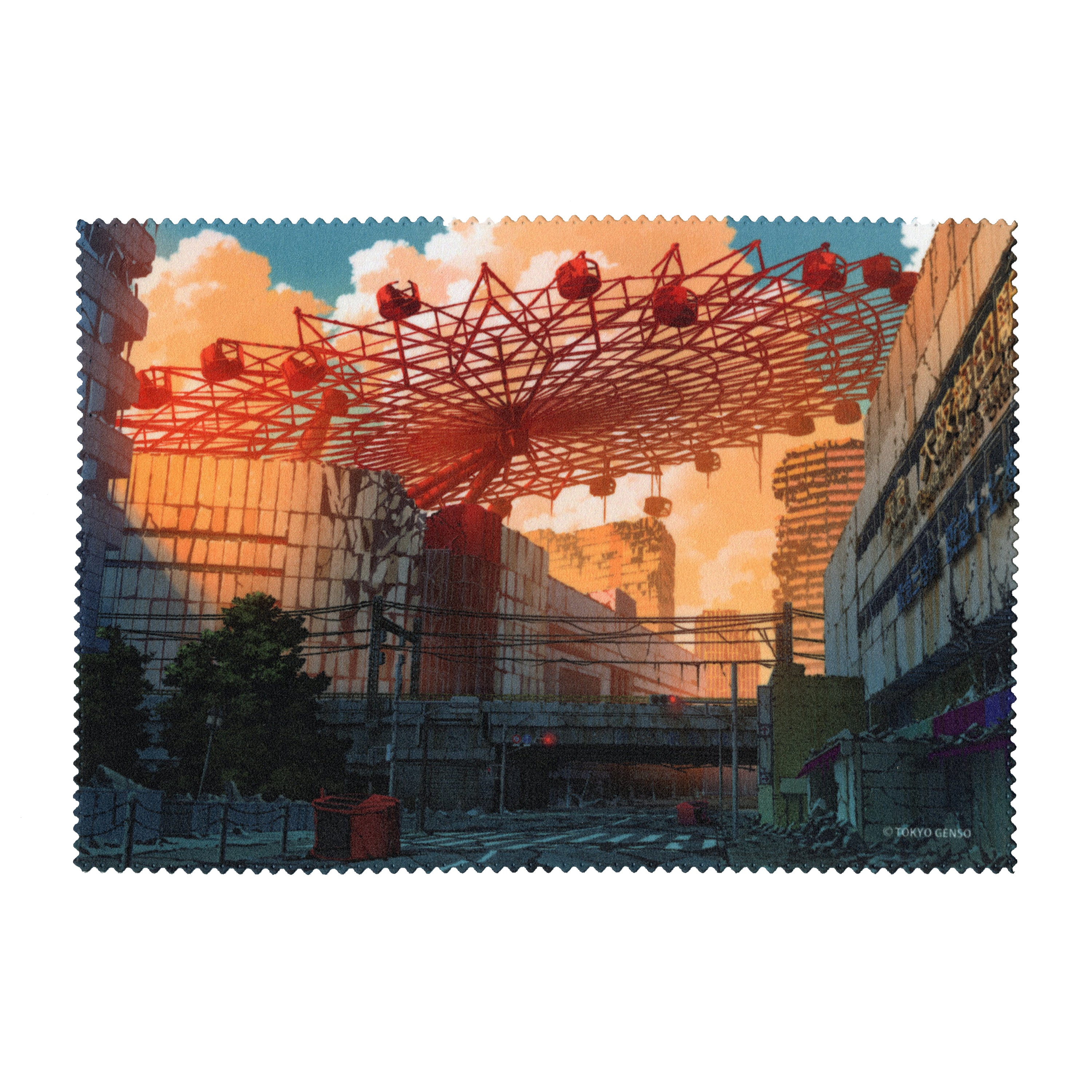 メガネ拭き「ヘップ観覧車幻想」/ 東京幻想