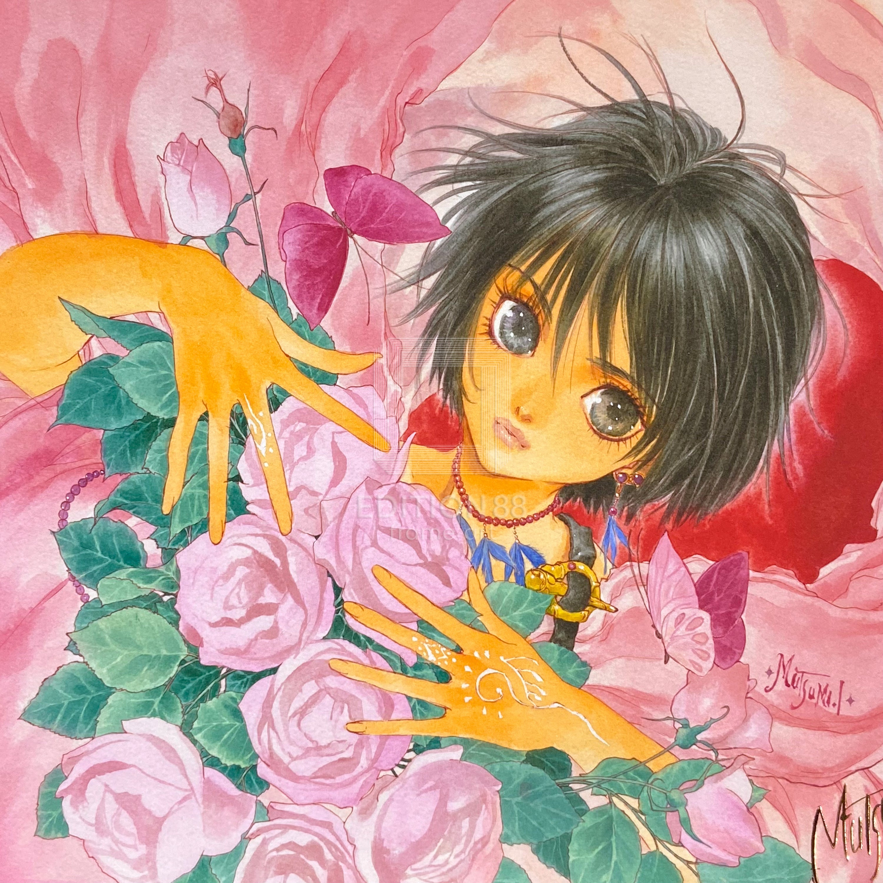 「風の大陸」88グラフ3/いのまたむつみ(箔押しサイン入り)