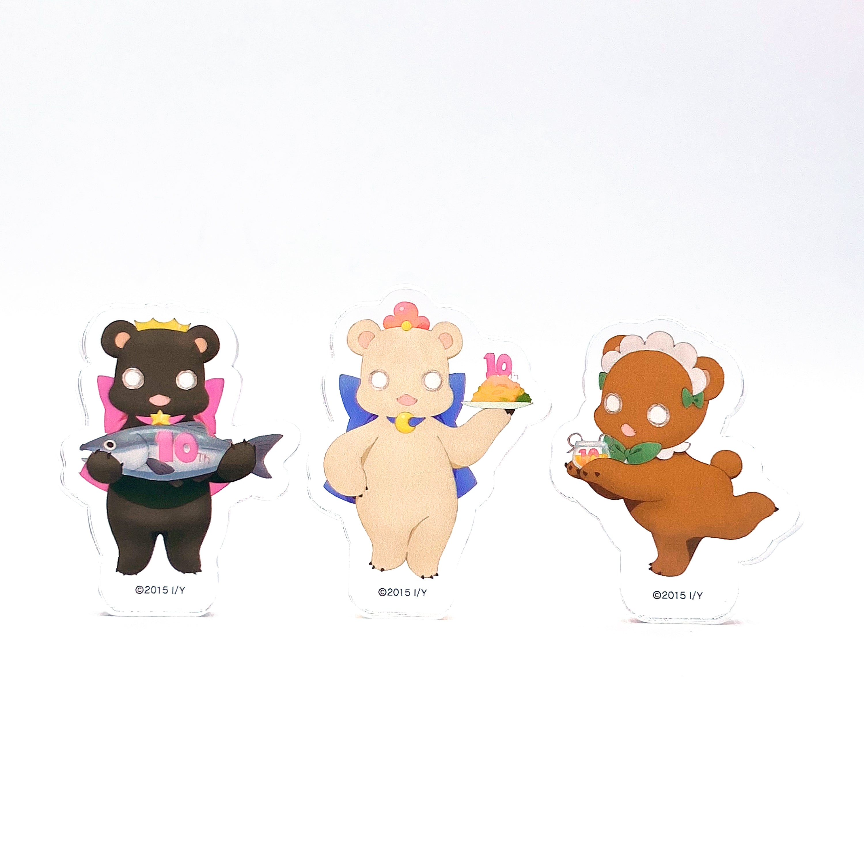 アクリルフィギュア1(10周年描き下ろし・銀子)/ユリ熊嵐