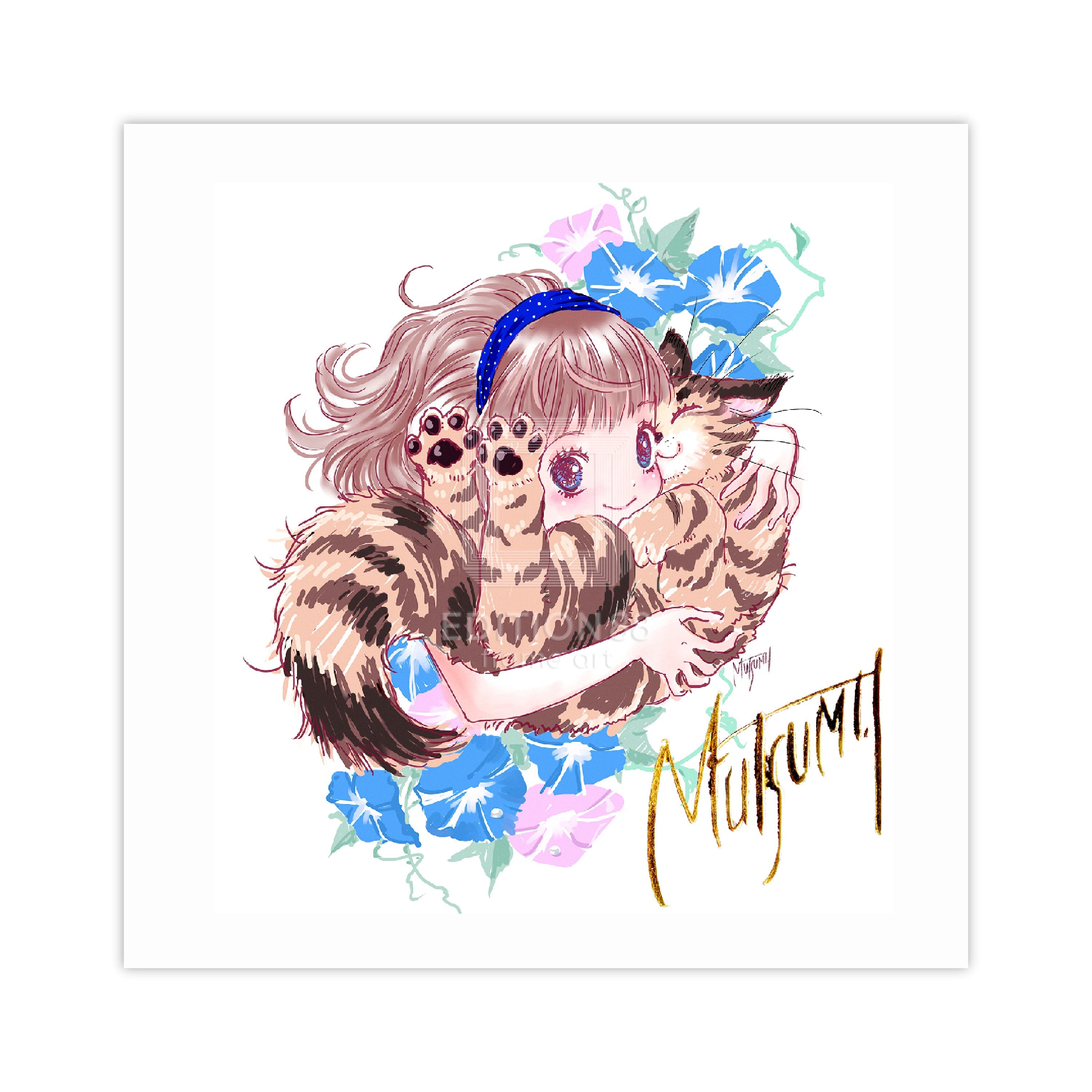 88グラフ ミニ「あさがお」/いのまたむつみ(箔押しサイン入り) 88グラフ Edition88