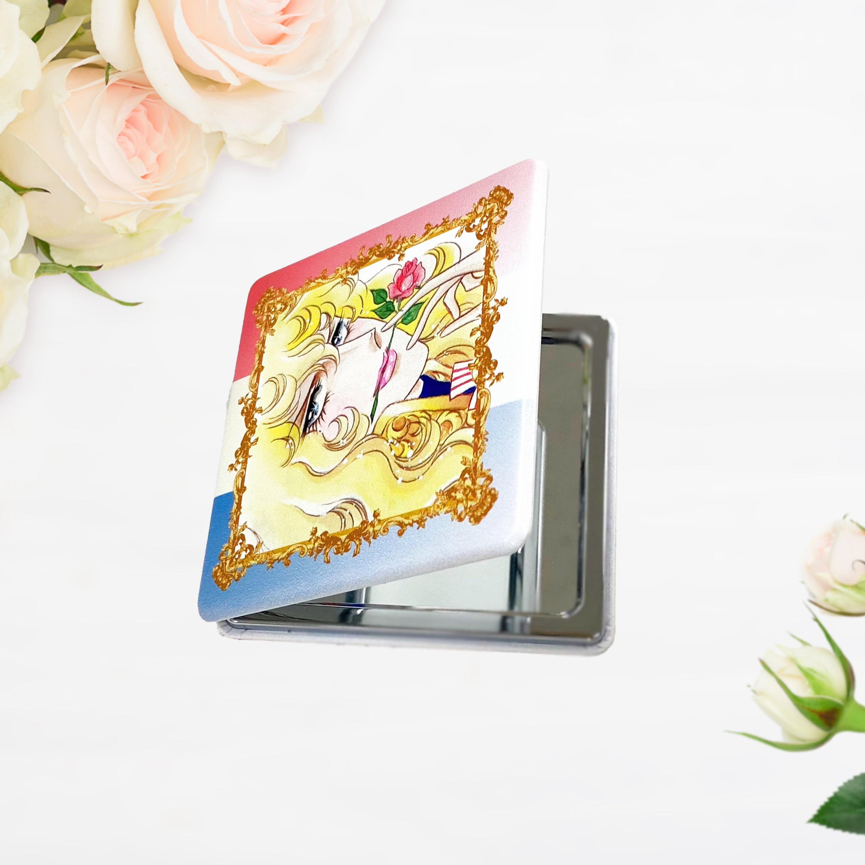 スクエアミラー(オスカル/face)/ベルサイユのばら