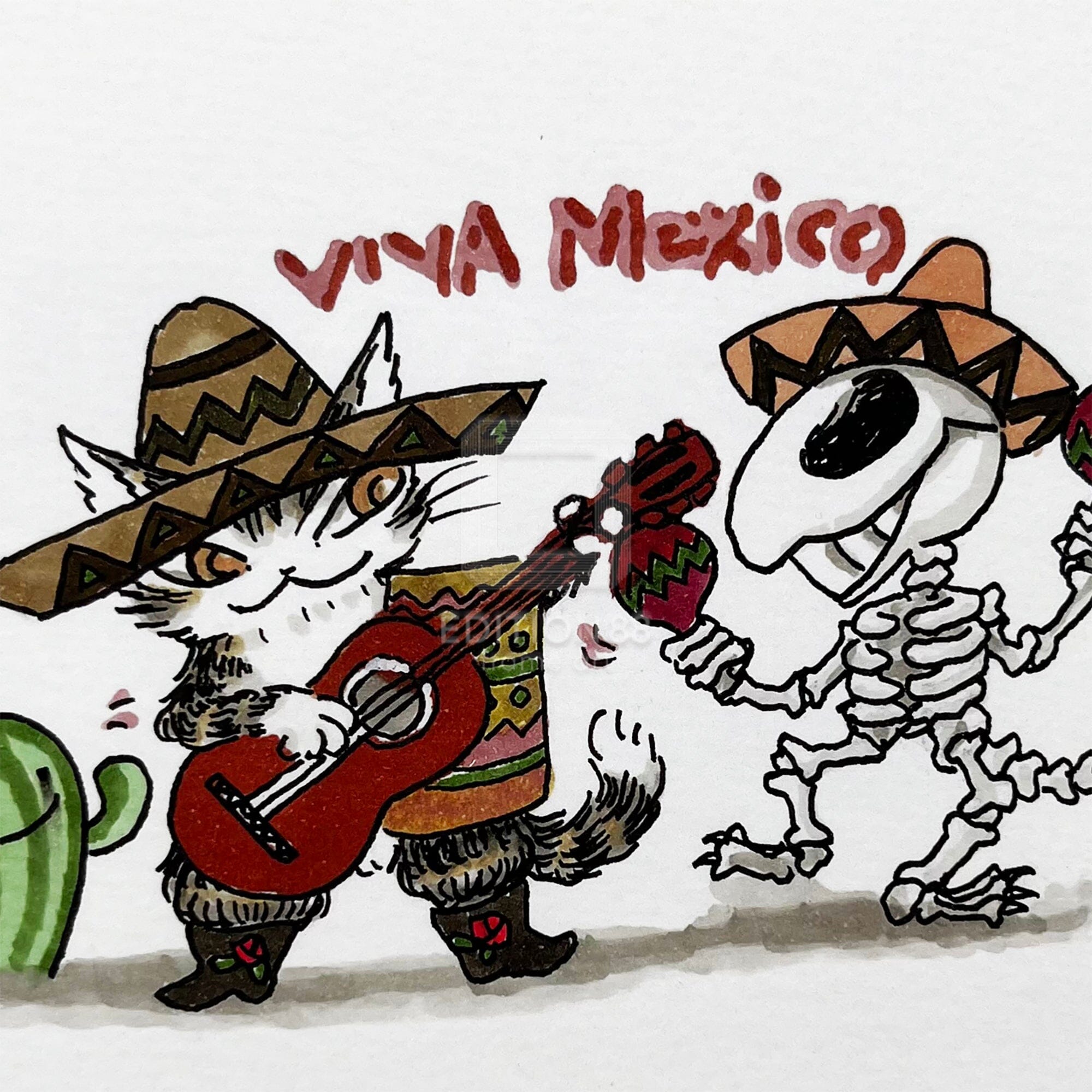 猫のダヤン 88グラフ「ビバ!メヒコ!」/池田あきこ(直筆サイン入り/限定200枚) 88グラフ Edition88