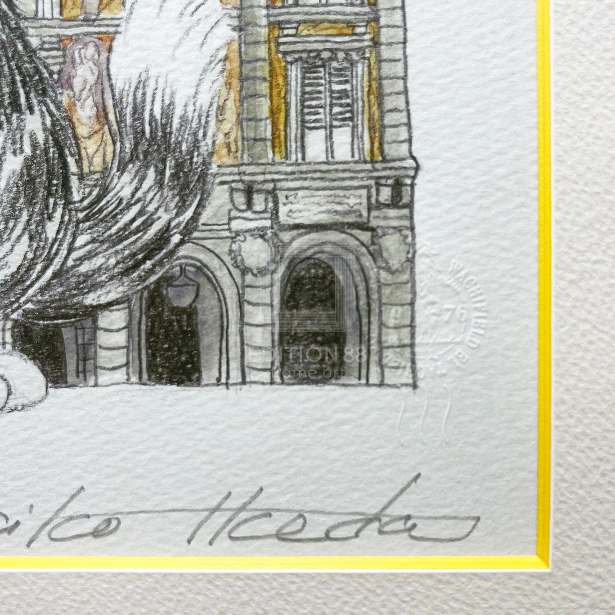 猫のダヤン 88グラフ「マヨール広場」/池田あきこ(直筆サイン入り/限定200枚) 88グラフ Edition88