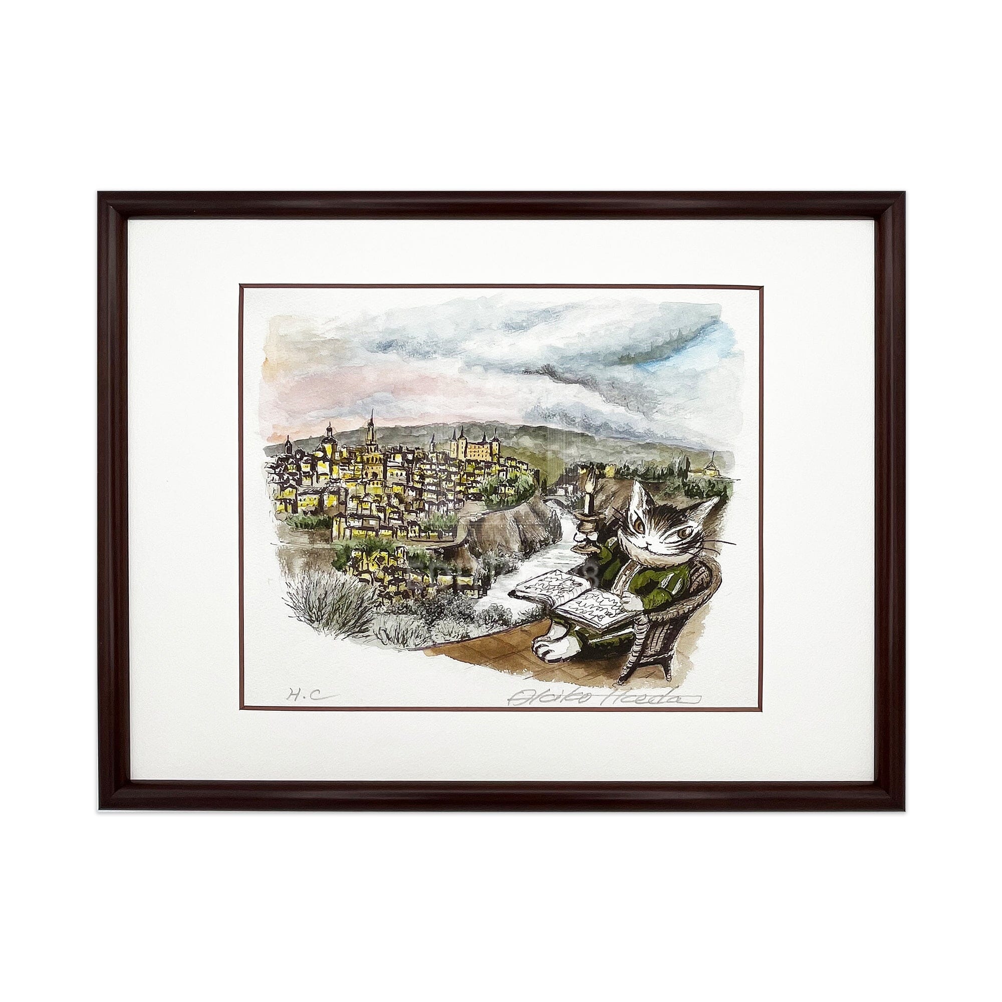 猫のダヤン 88グラフ「トレドの街」/池田あきこ(直筆サイン入り/限定200枚) 88グラフ Edition88