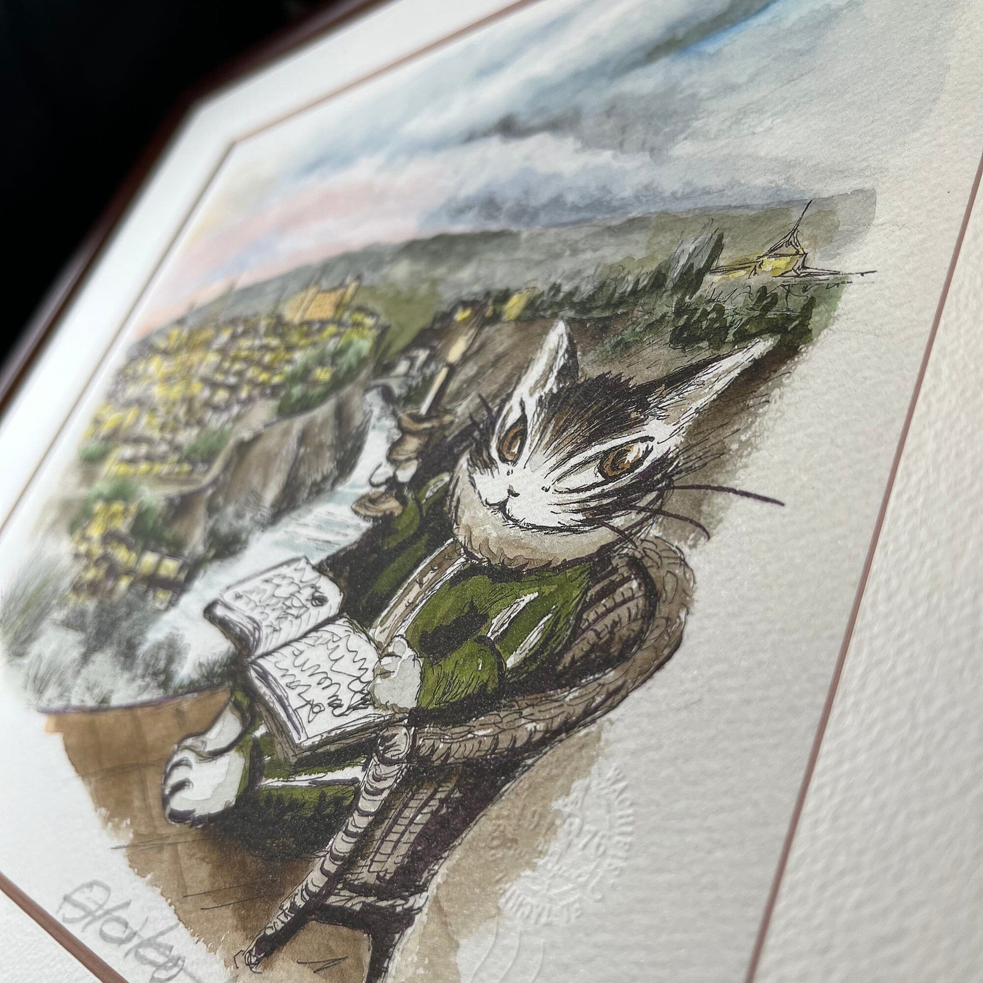 猫のダヤン 88グラフ「トレドの街」/池田あきこ(直筆サイン入り/限定200枚) 88グラフ Edition88