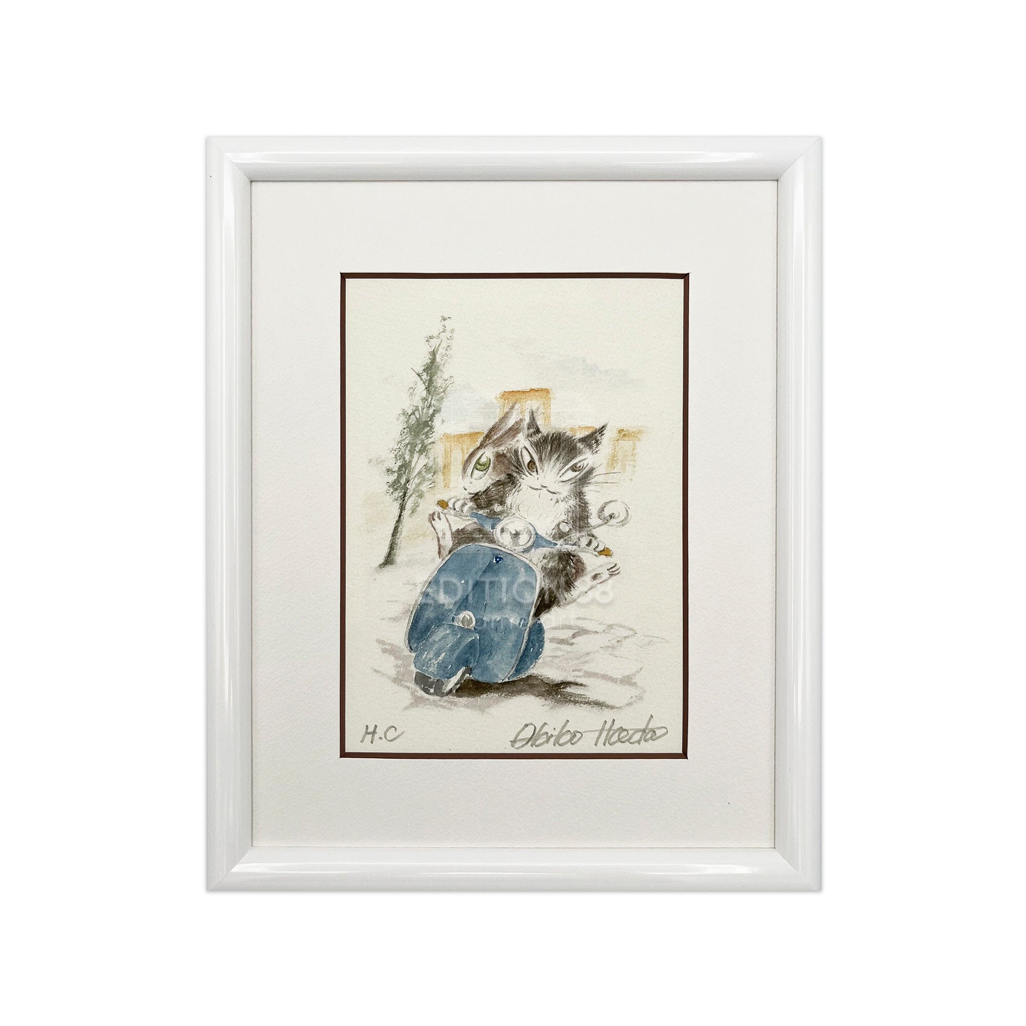 猫のダヤン 88グラフ「ローマの休日」/池田あきこ(直筆サイン入り/限定200枚) 88グラフ Edition88