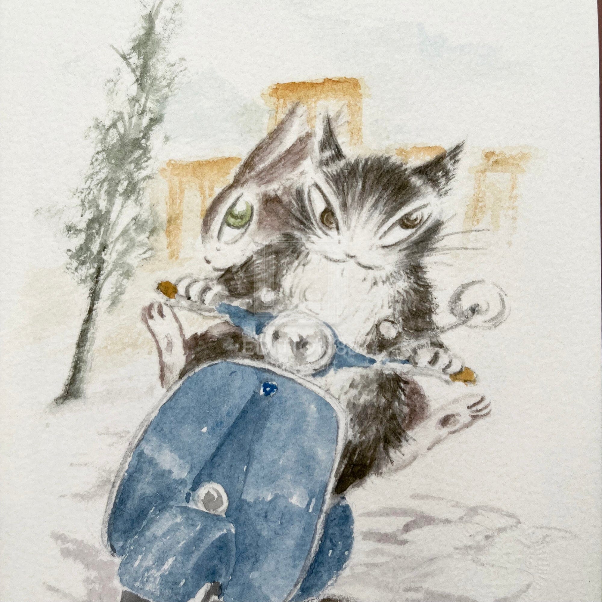 猫のダヤン 88グラフ「ローマの休日」/池田あきこ(直筆サイン入り/限定200枚) 88グラフ Edition88