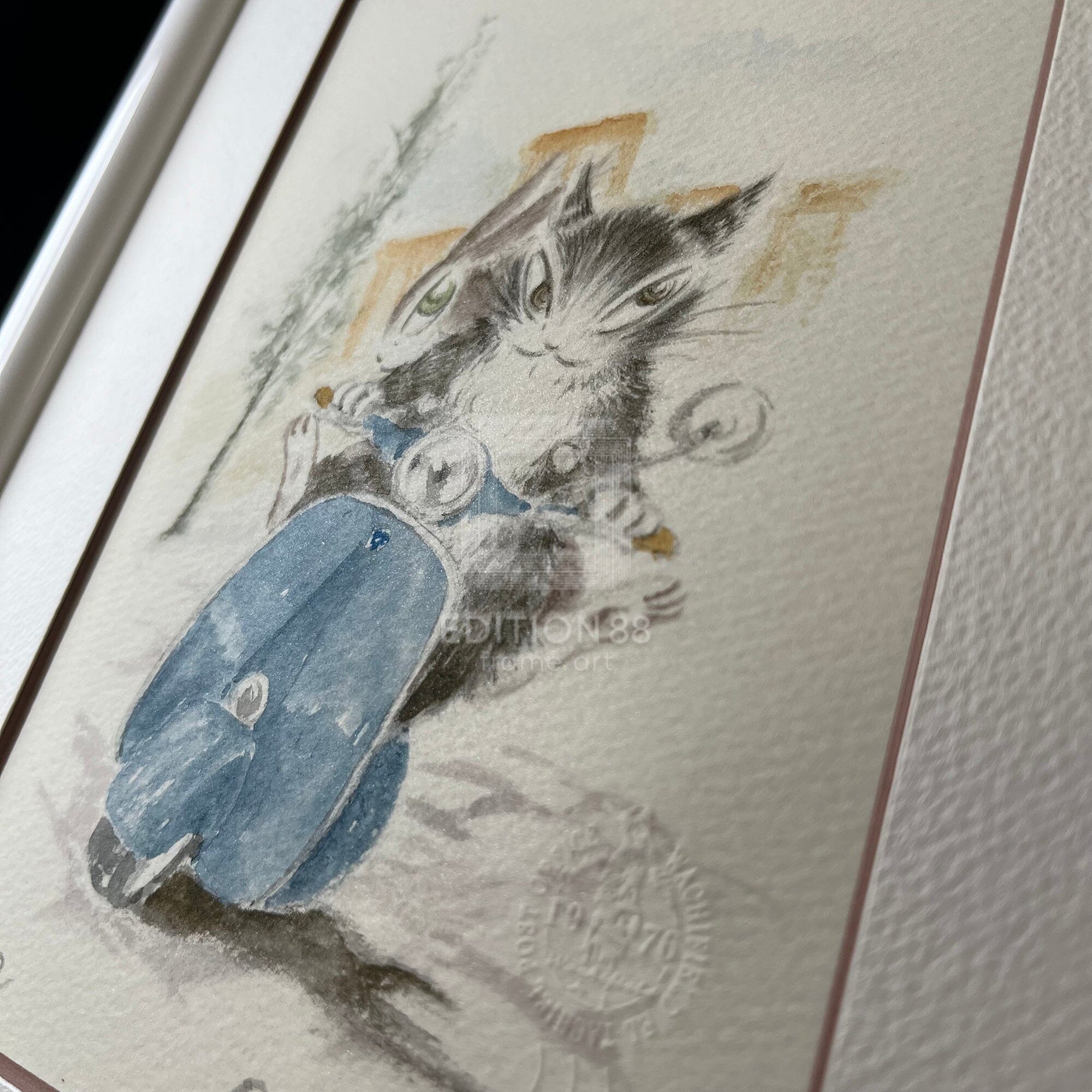 猫のダヤン 88グラフ「ローマの休日」/池田あきこ(直筆サイン入り/限定200枚) 88グラフ Edition88