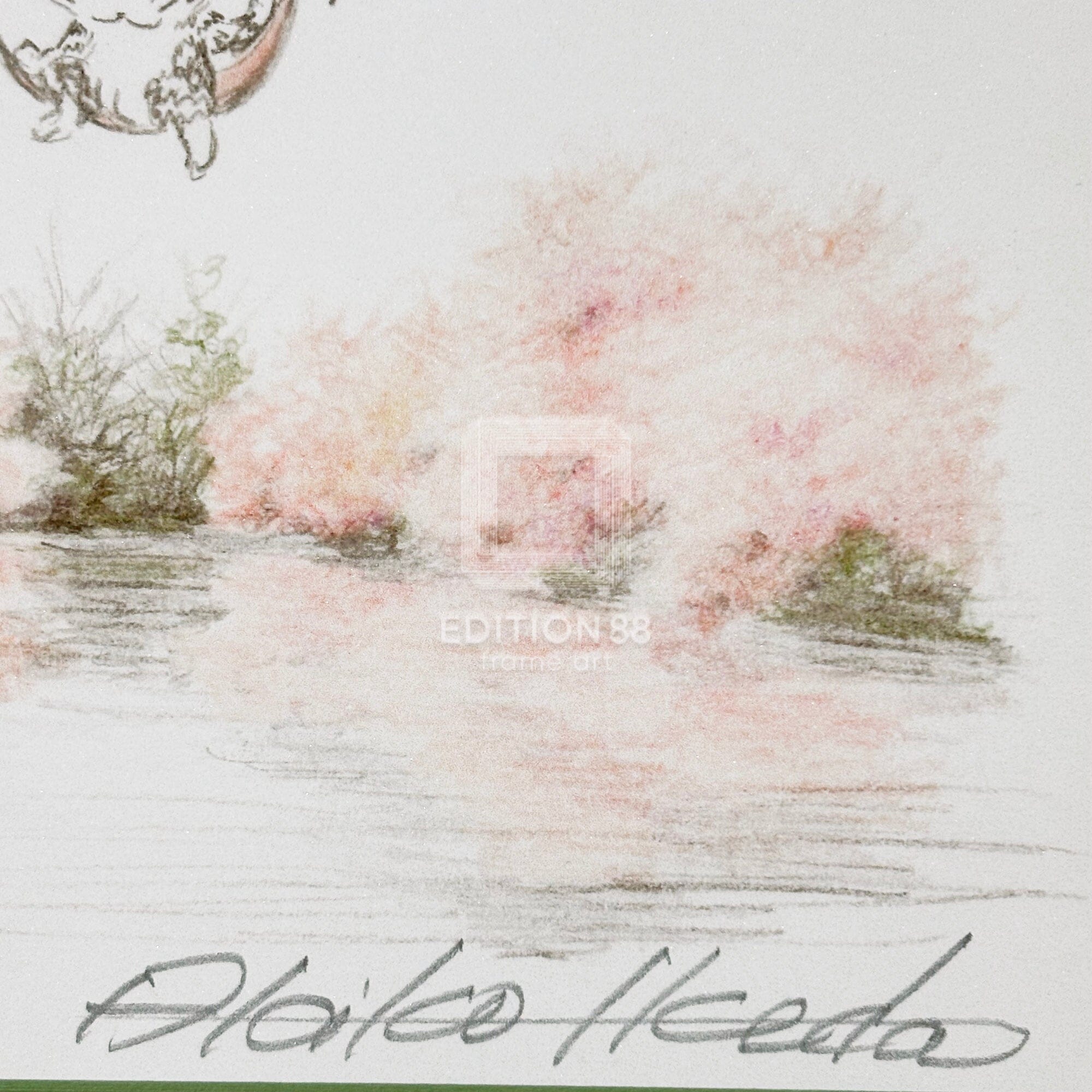 猫のダヤン 88グラフ「井の頭の桜」/池田あきこ(直筆サイン入り/限定200枚) 88グラフ Edition88