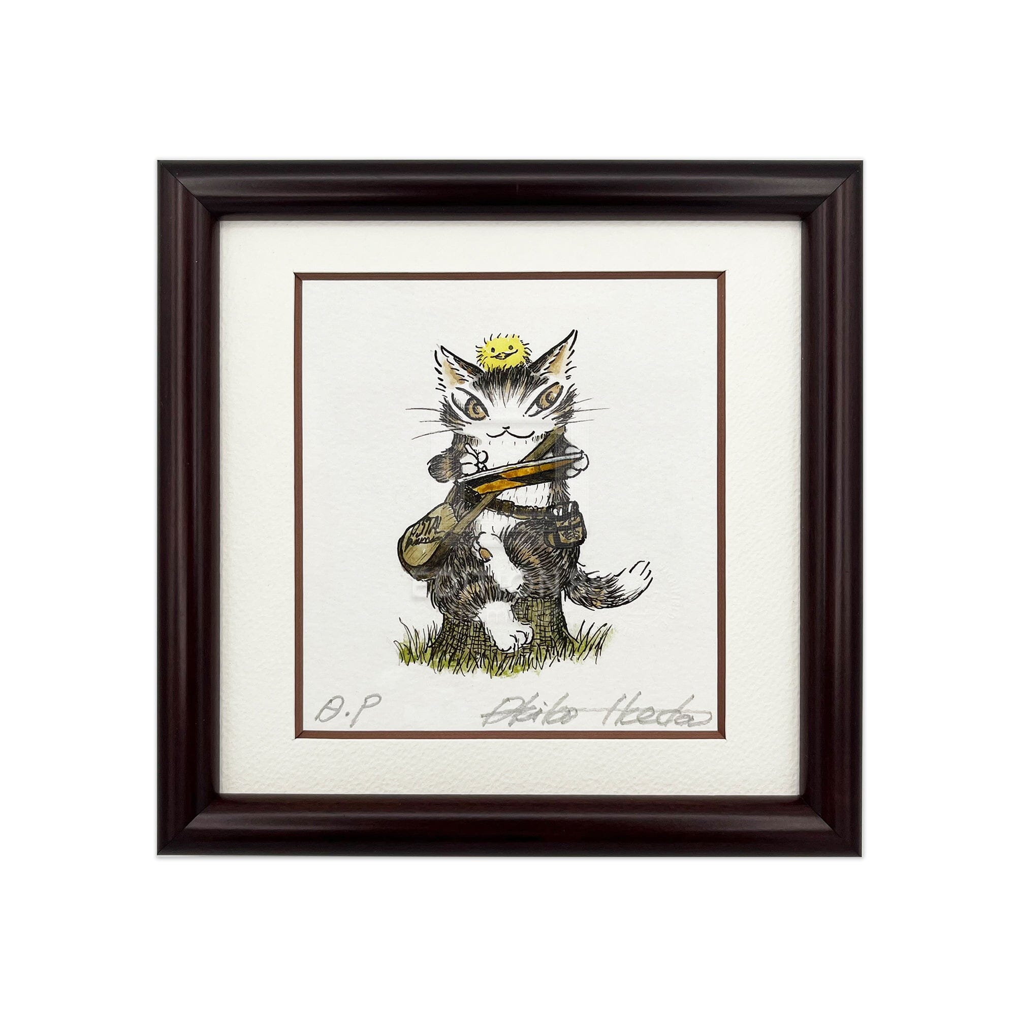 猫のダヤン 88グラフ「旅支度」/池田あきこ（直筆サイン入り/限定200枚） 