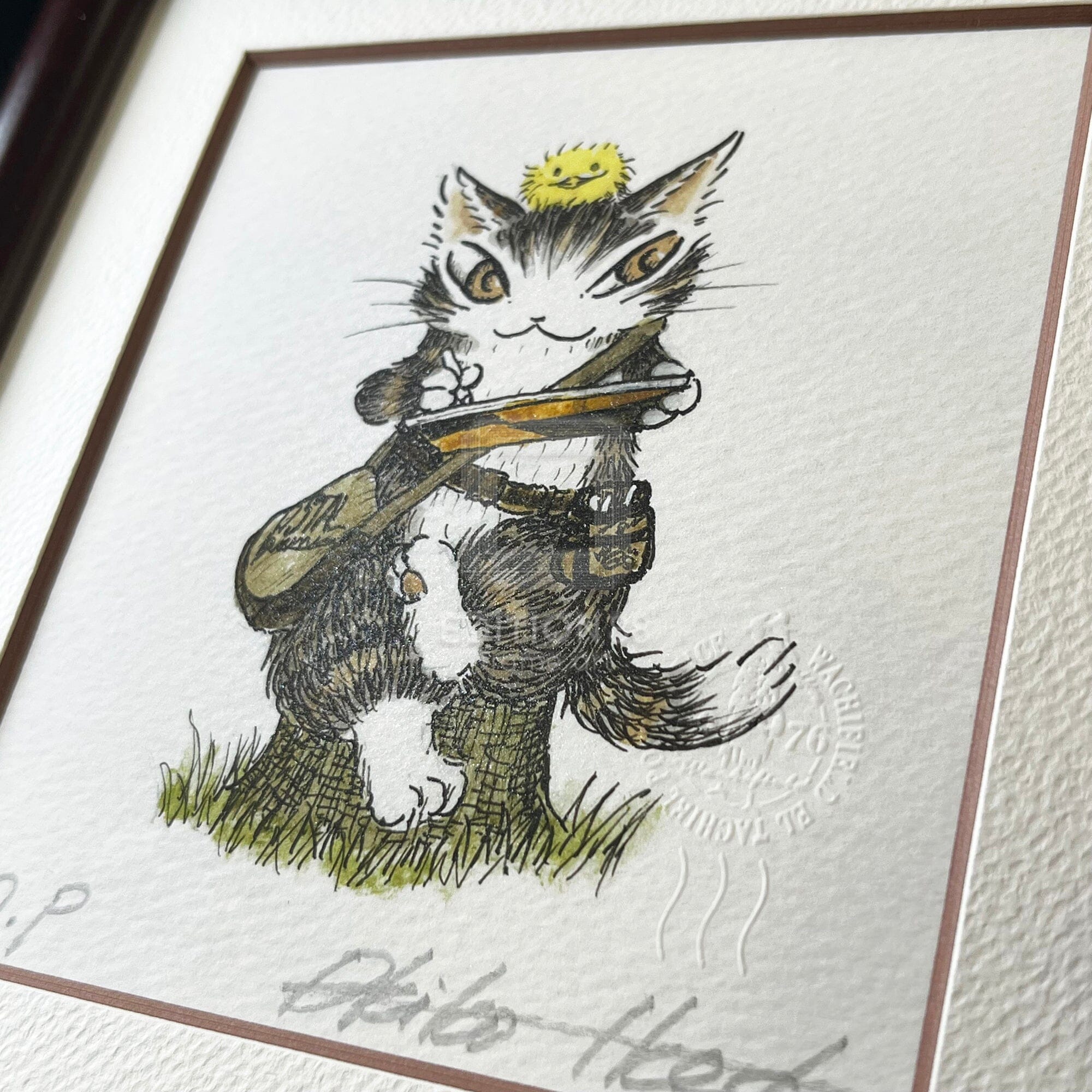 猫のダヤン 88グラフ「旅支度」/池田あきこ(直筆サイン入り/限定200枚) 88グラフ Edition88