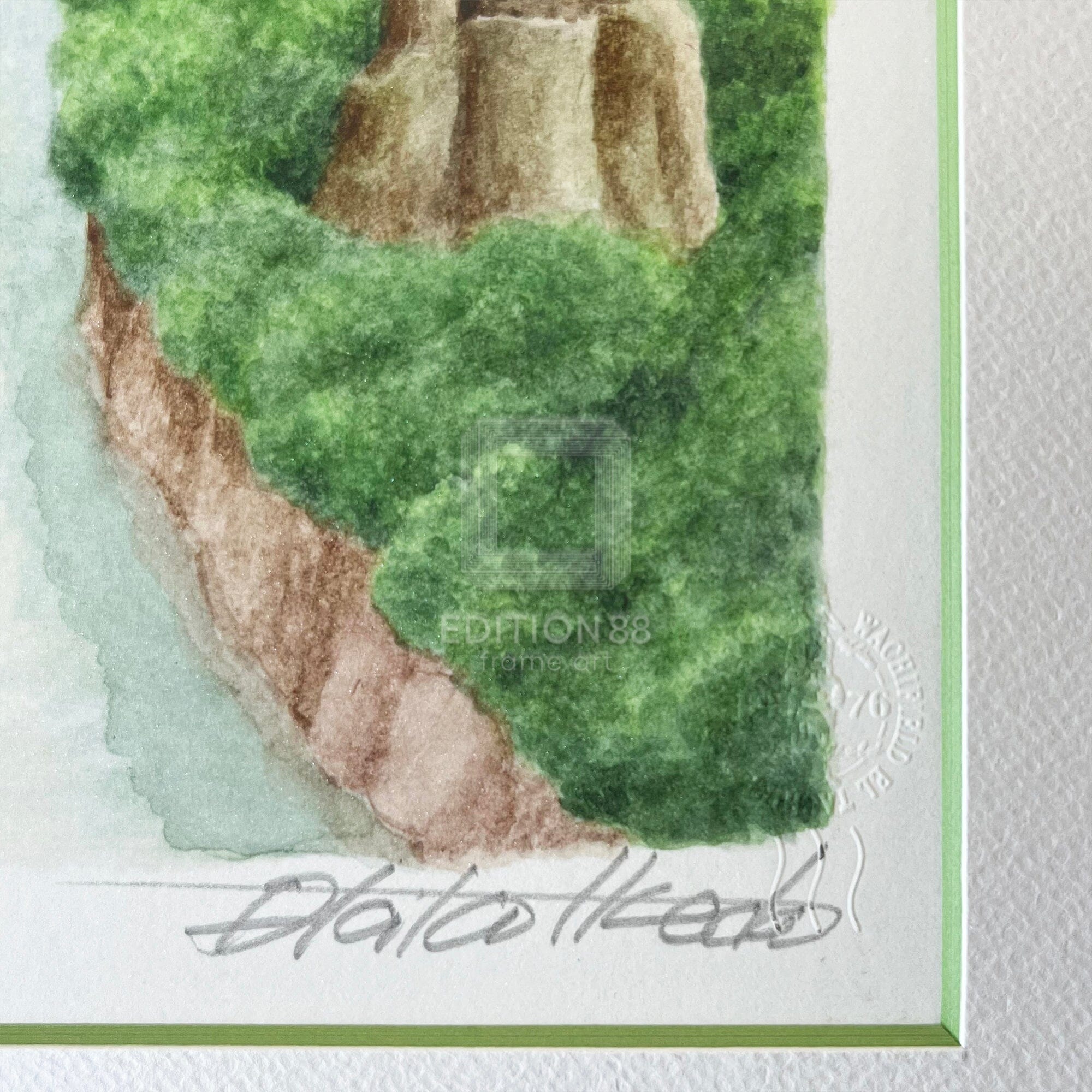 猫のダヤン 88グラフ「ライン川ぶるるん旅」/池田あきこ(直筆サイン入り/限定200枚) 88グラフ Edition88