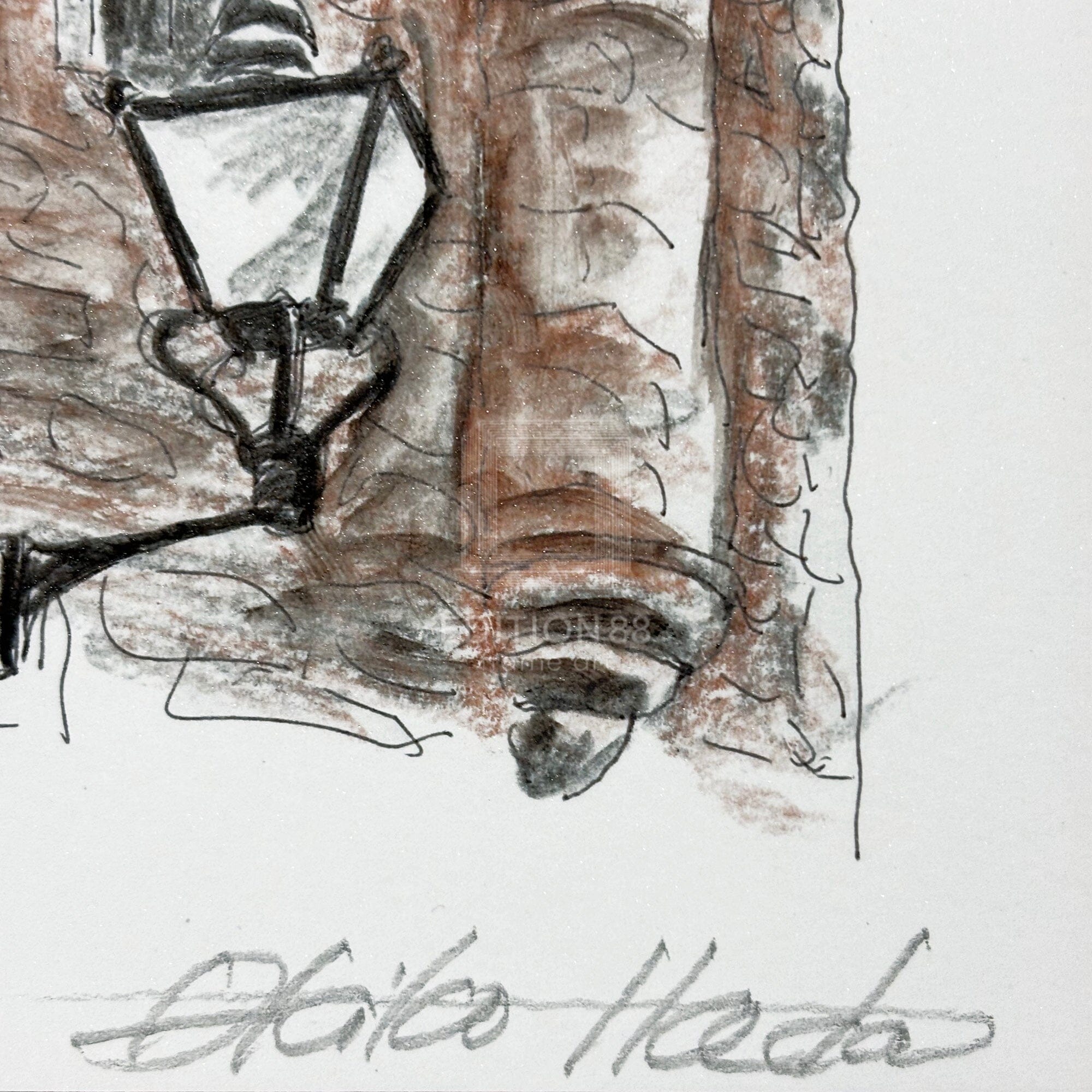 猫のダヤン 88グラフ「エジンバラの窓辺」/池田あきこ(直筆サイン入り/限定200枚) 88グラフ Edition88