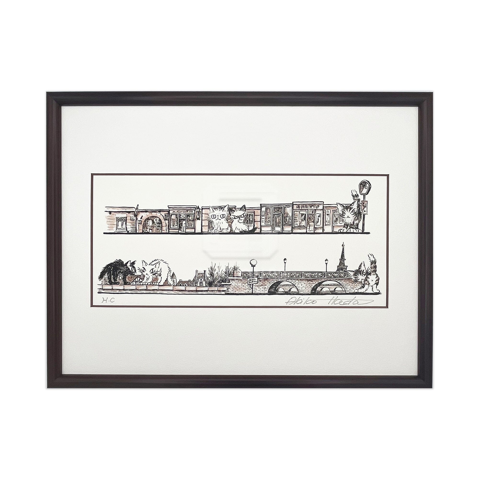 猫のダヤン 88グラフ「パリの子猫たち」/池田あきこ(直筆サイン入り/限定200枚) 88グラフ Edition88