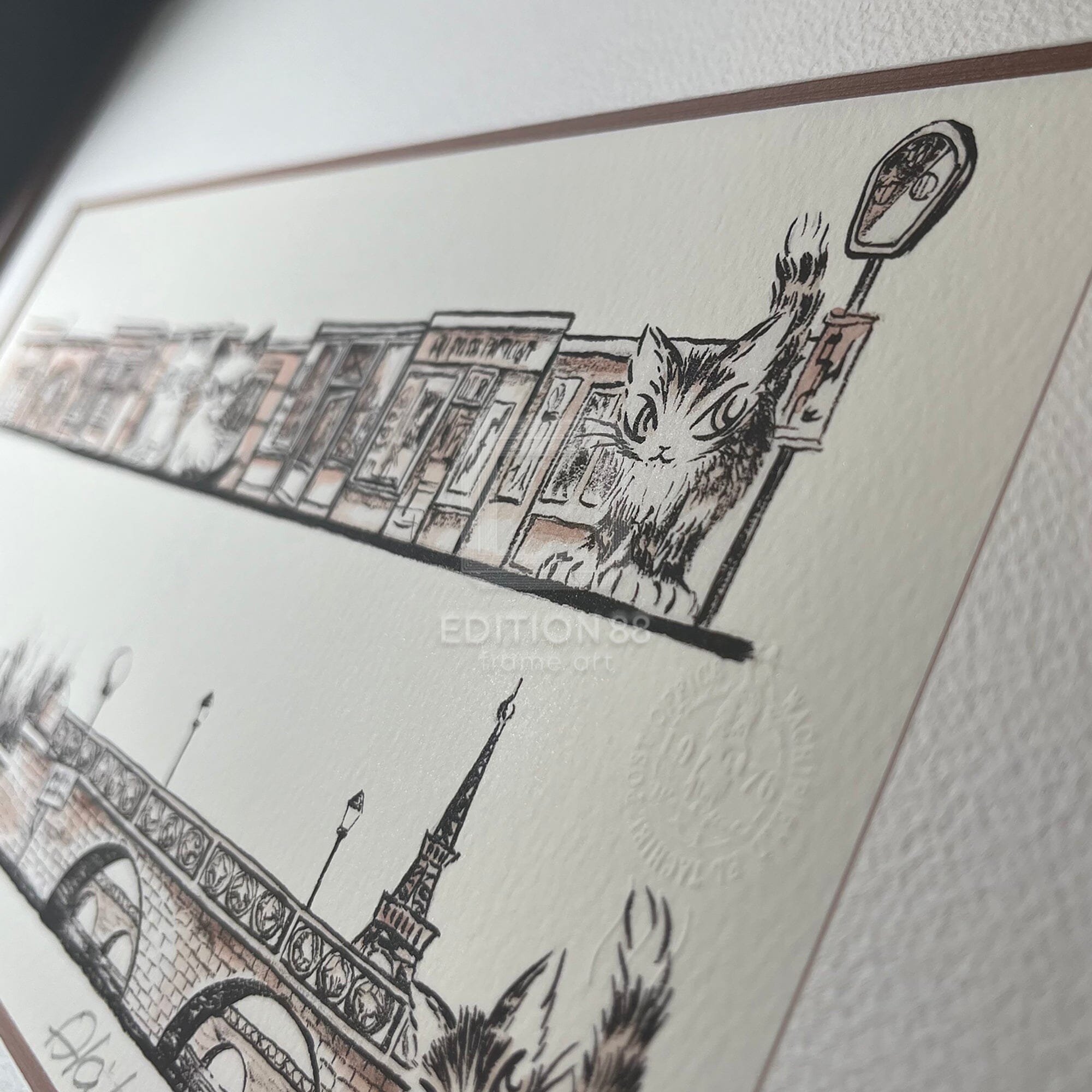 猫のダヤン 88グラフ「パリの子猫たち」/池田あきこ(直筆サイン入り/限定200枚) 88グラフ Edition88