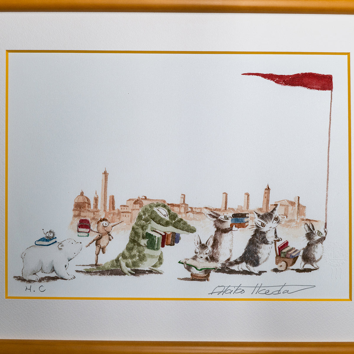 猫のダヤン 88グラフ「ボローニャの絵本フェア」/池田あきこ(直筆サイン入り/限定200枚)