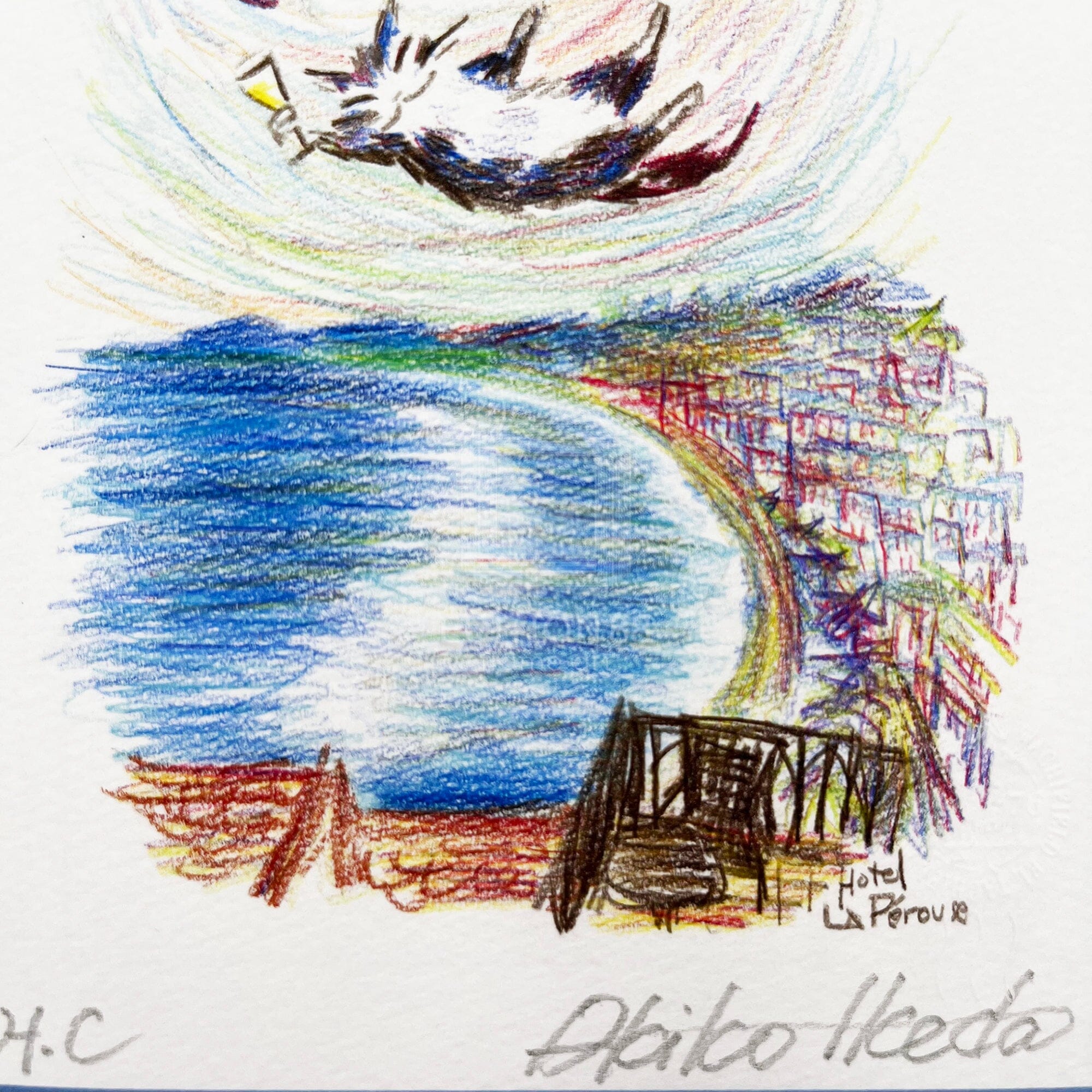 猫のダヤン 88グラフ「ボンジュール・ニース」/池田あきこ(直筆サイン入り/限定200枚) 88グラフ Edition88