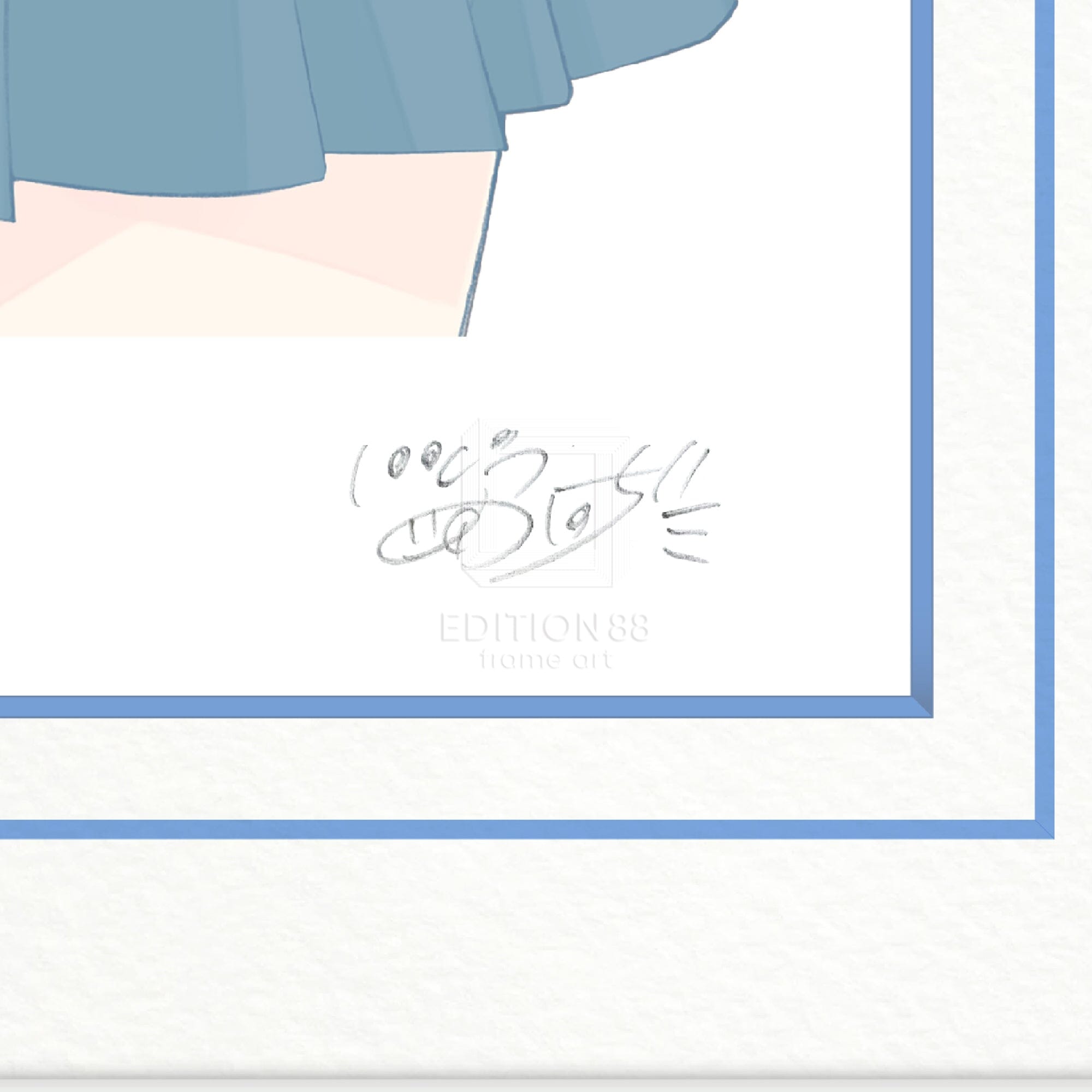 「涼宮ハルヒシリーズ」88グラフ7(『劇場版 涼宮ハルヒの消失』Blu-Layジャケット)/ いとうのいぢ(直筆サイン入り/国内版限定100枚) 88グラフ Edition88