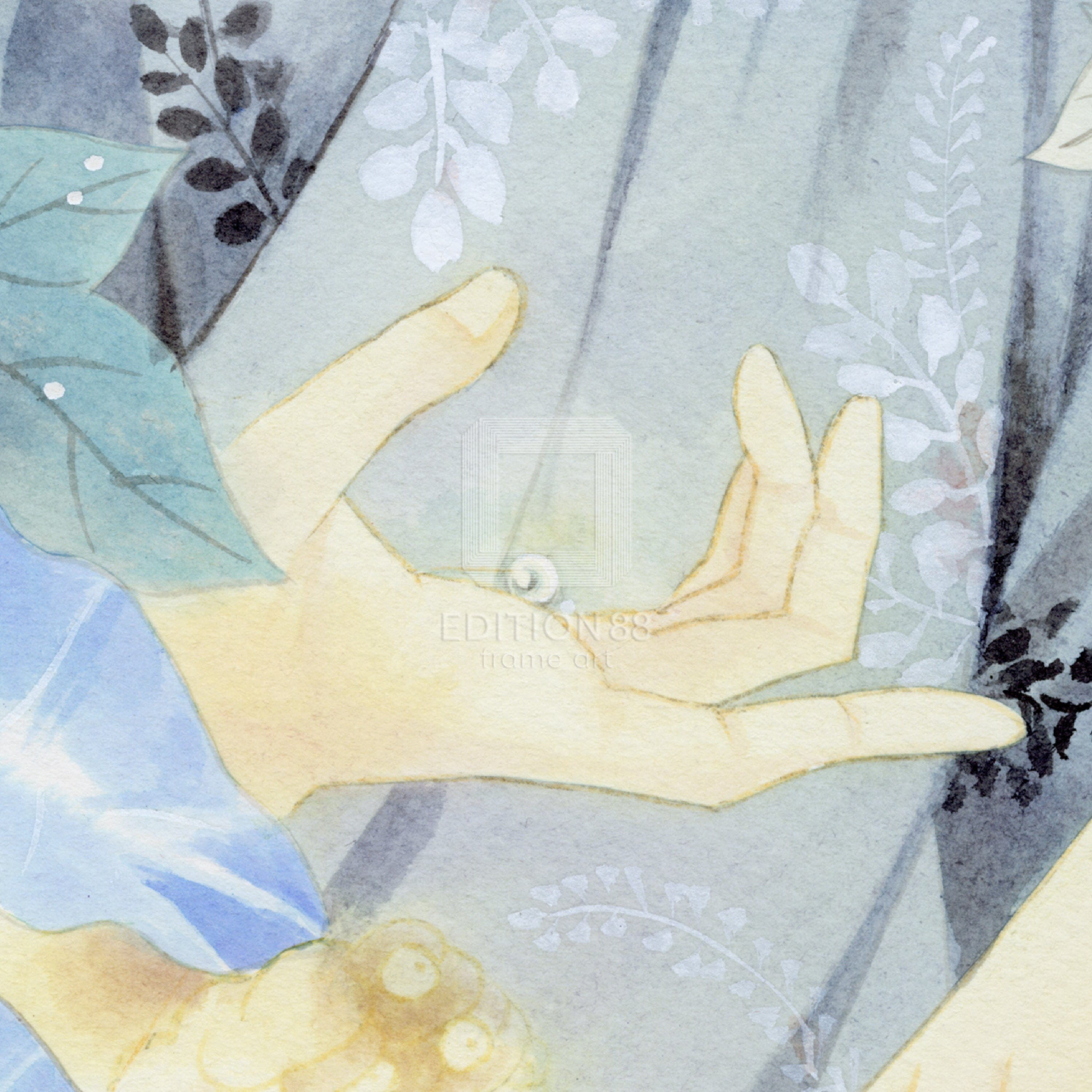 「百鬼夜行抄」88グラフ6 コミックス20巻 表紙 / 今市子(落款入り / 限定30枚) 88グラフ Edition88