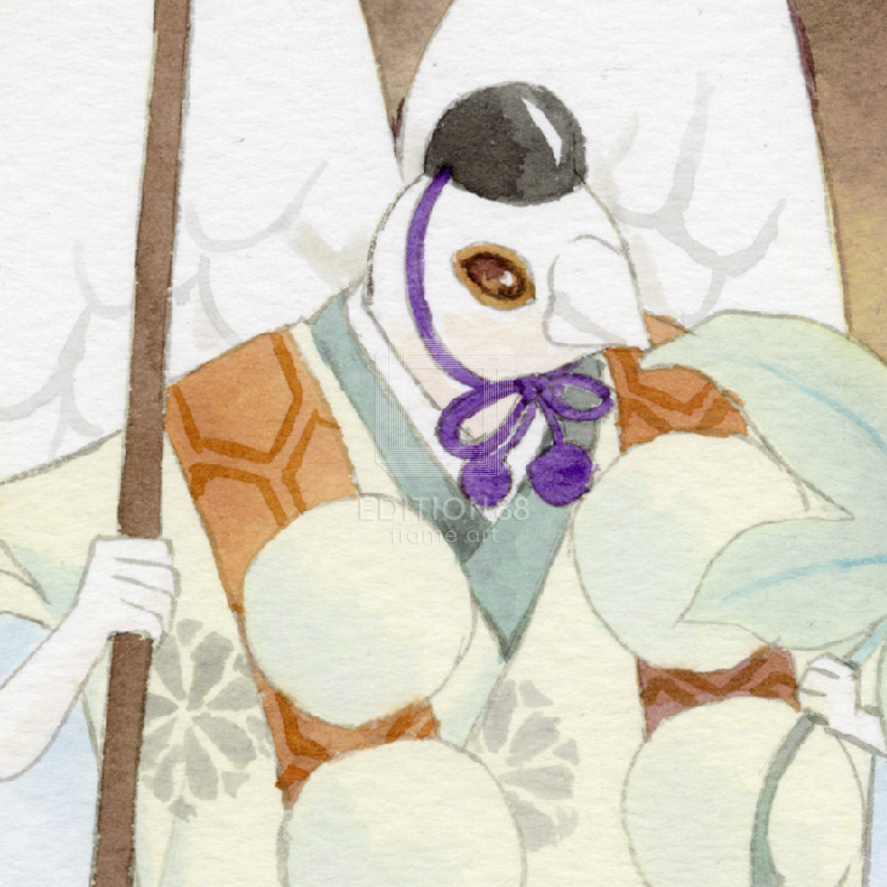 「百鬼夜行抄」88グラフ4 コミックス30巻 表紙 / 今市子(直筆サイン入り / 限定10枚) 88グラフ Edition88