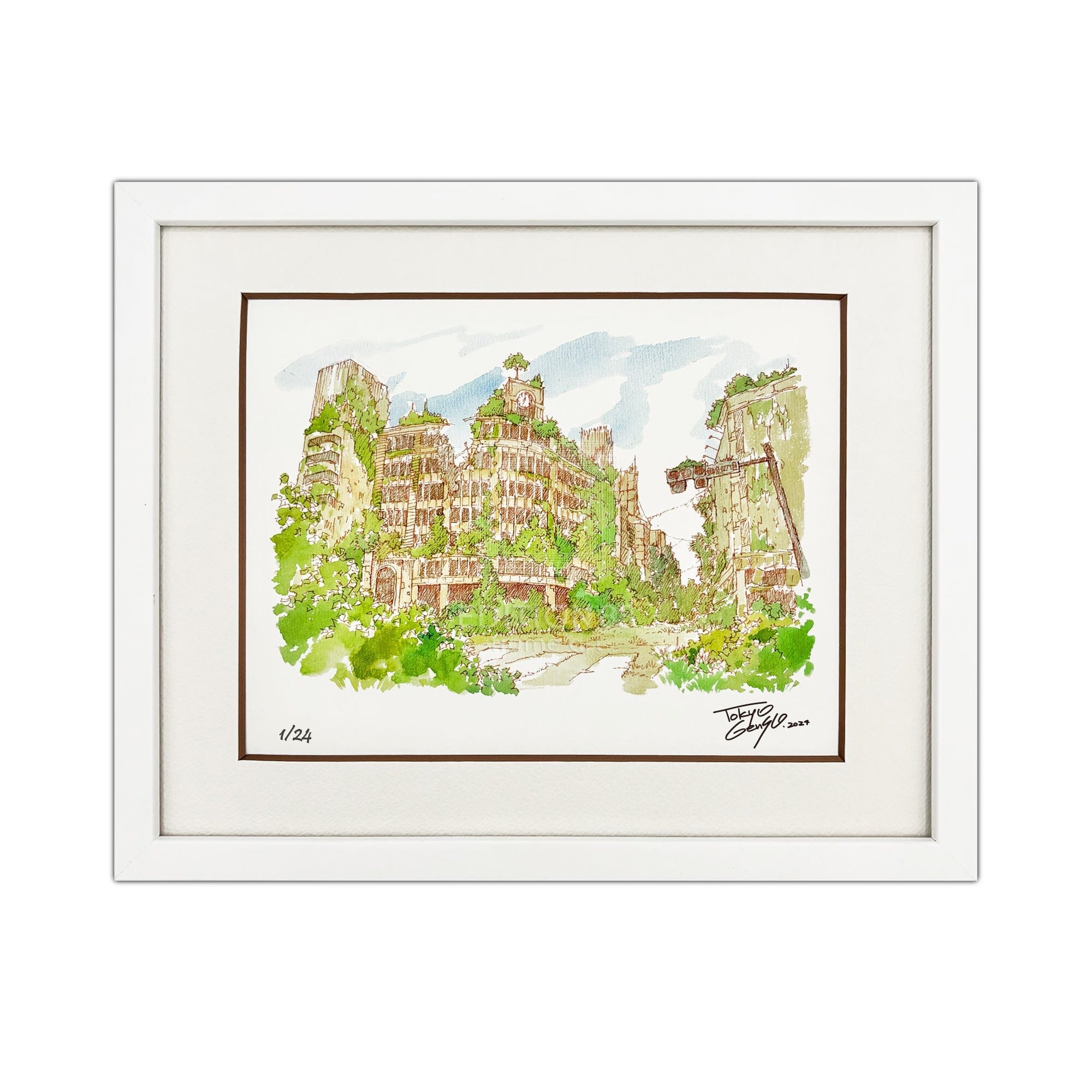 88グラフ ミニ 銀座和光幻想 水彩スケッチver/ 東京幻想(直筆サイン入り / 限定24枚) 88グラフ Edition88