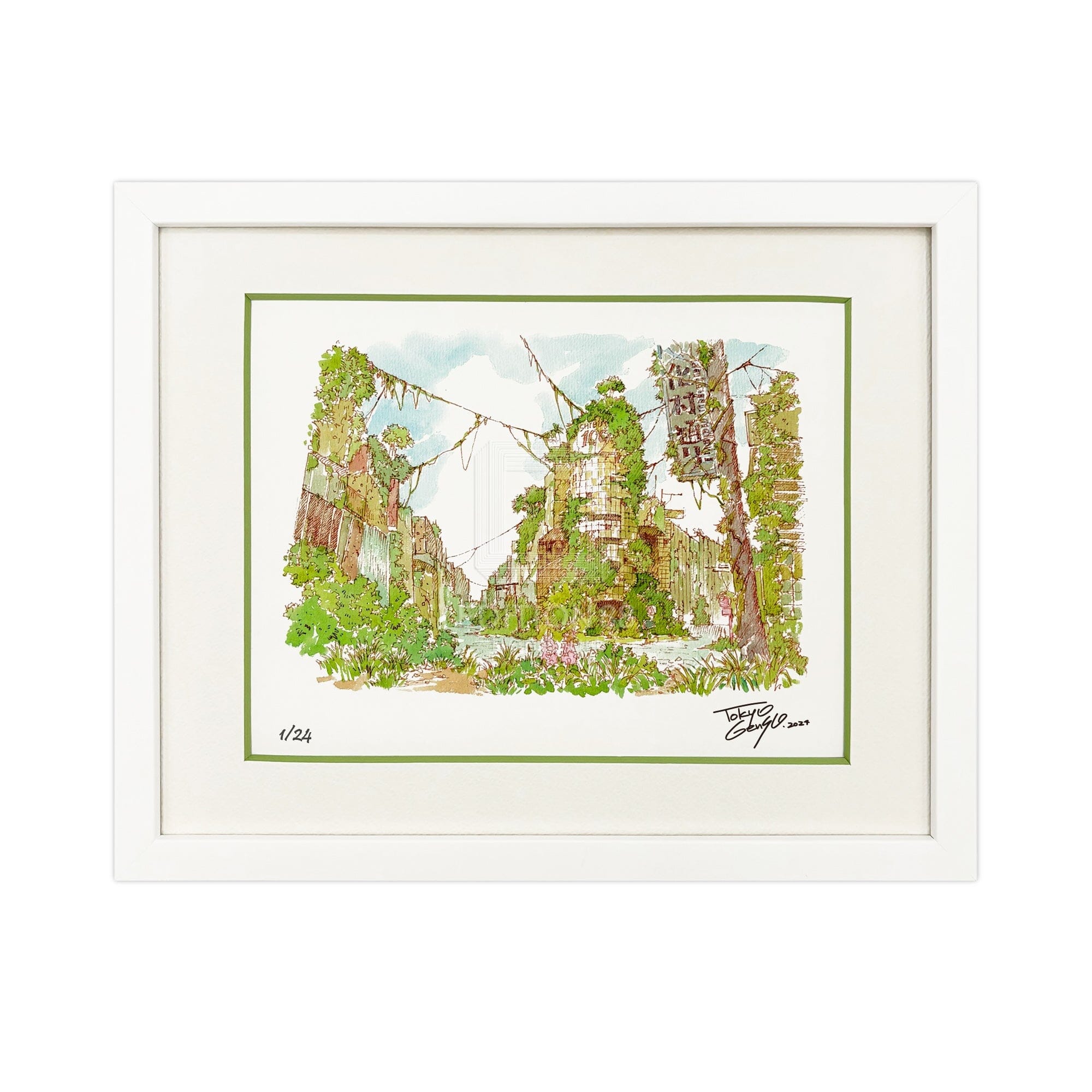 88グラフ ミニ 渋谷109幻想 水彩スケッチver/ 東京幻想(直筆サイン入り / 限定24枚) 88グラフ Edition88