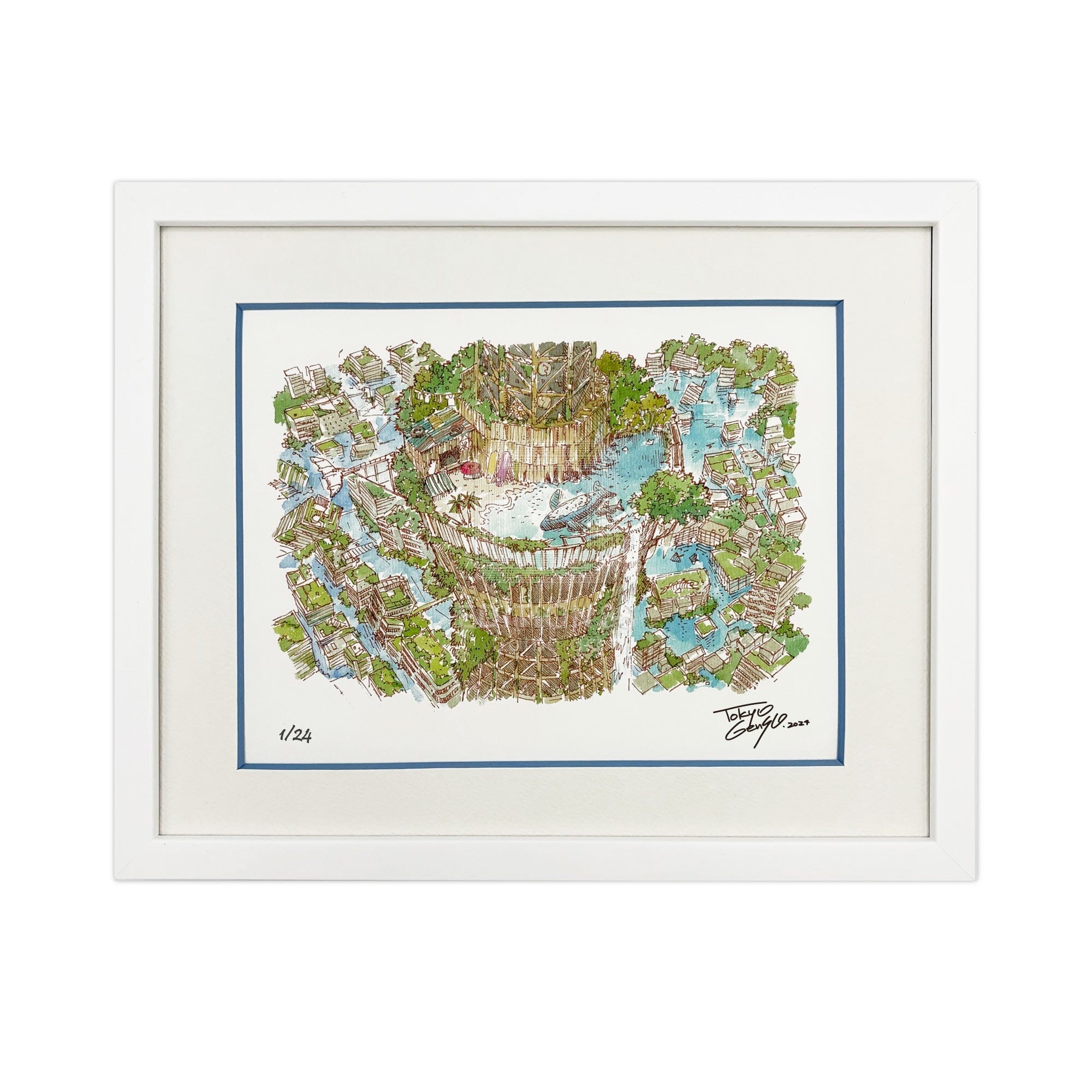 88グラフ ミニ 史上最高の夏休み幻想 水彩スケッチver/ 東京幻想(直筆サイン入り / 限定24枚) 88グラフ Edition88