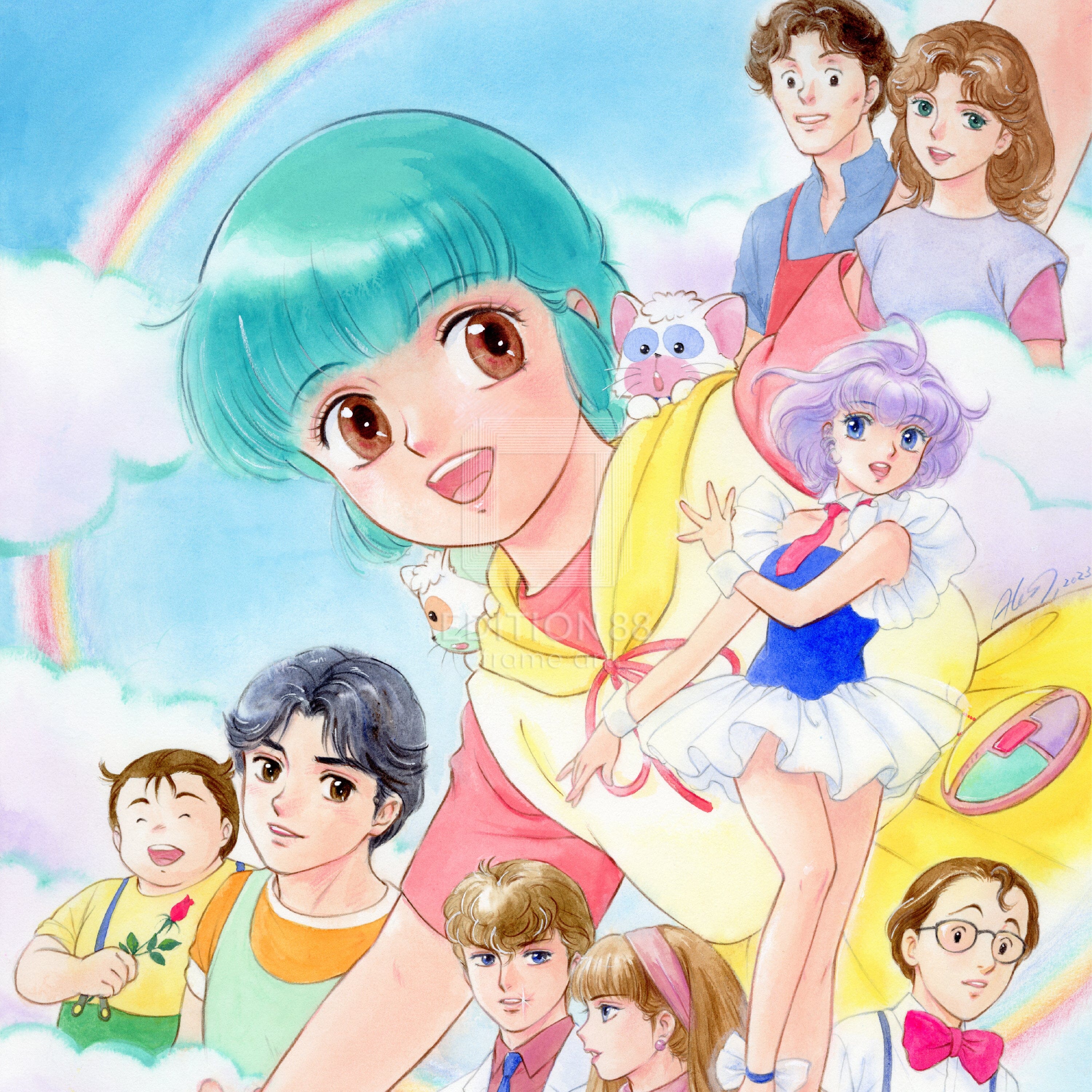 「魔法の天使 クリィミーマミ」 88グラフ 40th Anniversary /高田明美(直筆サイン入り / 限定88枚) 88グラフ Edition88