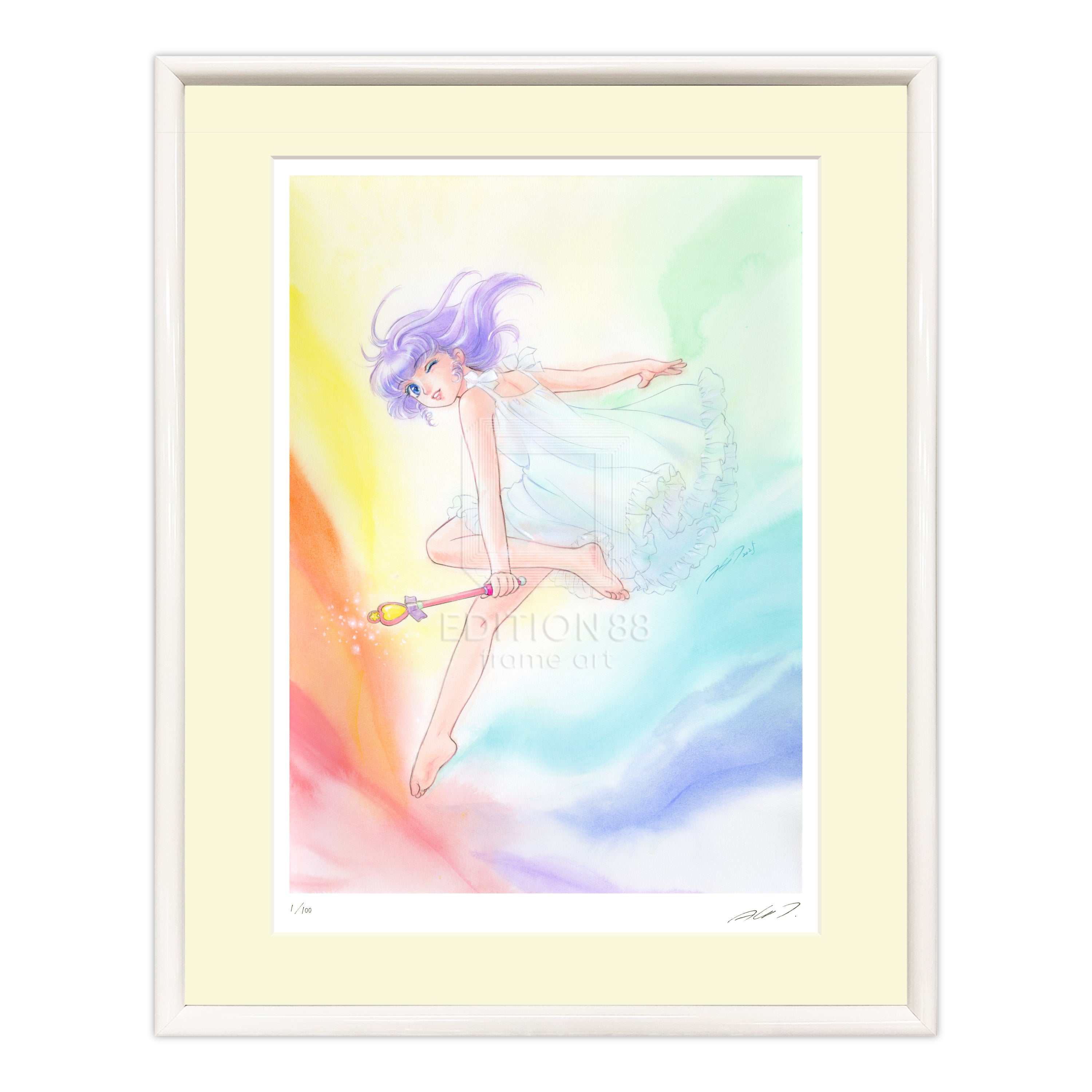 「魔法の天使クリィミーマミ」88グラフ Beautiful shock/高田明美(直筆サイン入り / 限定100枚)