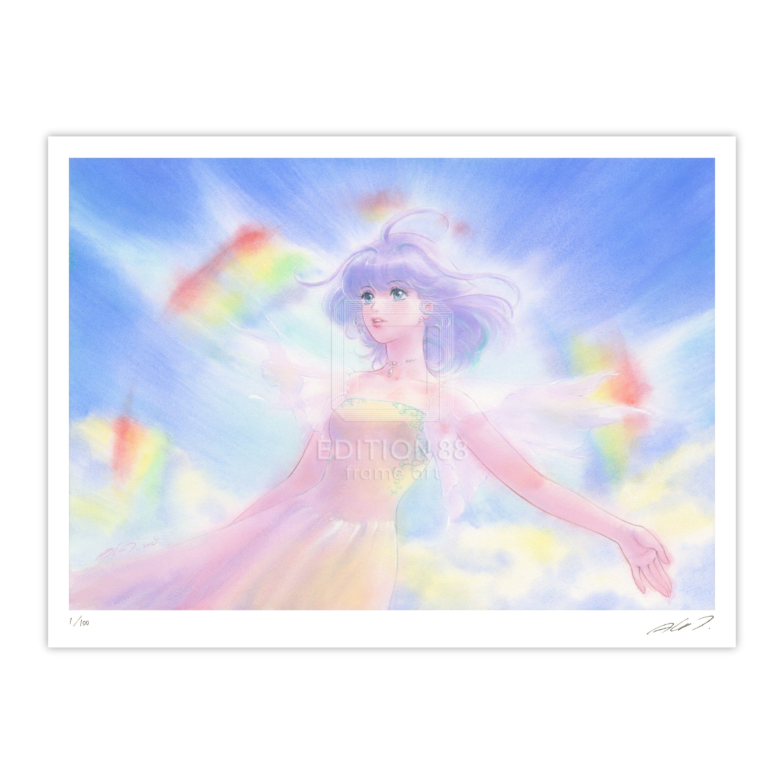 「魔法の天使 クリィミーマミ」88グラフ Angelic Moment II /高田明美(直筆サイン入り / 限定100枚) 88グラフ Edition88