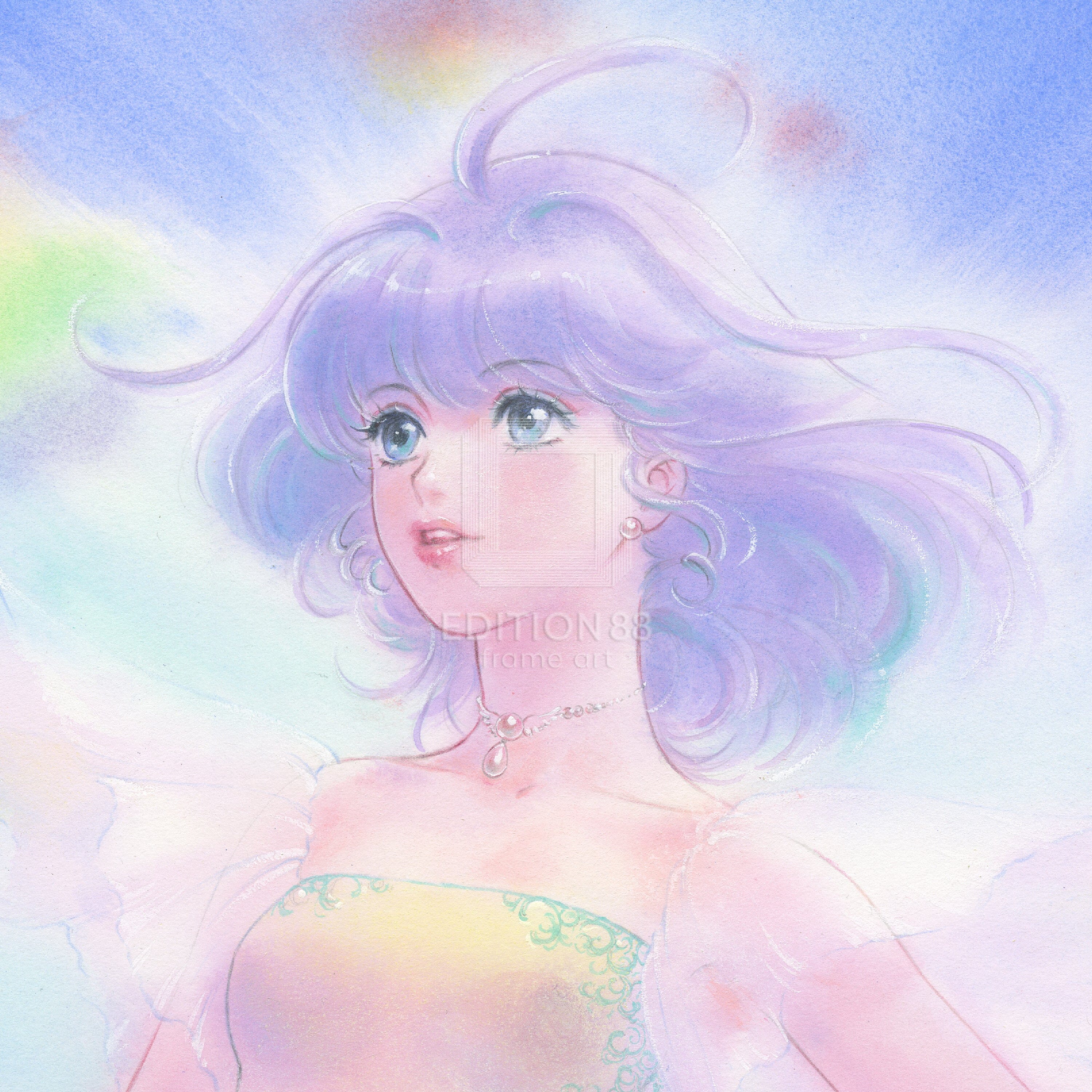 「魔法の天使 クリィミーマミ」88グラフ Angelic Moment II /高田明美(直筆サイン入り / 限定100枚) 88グラフ Edition88