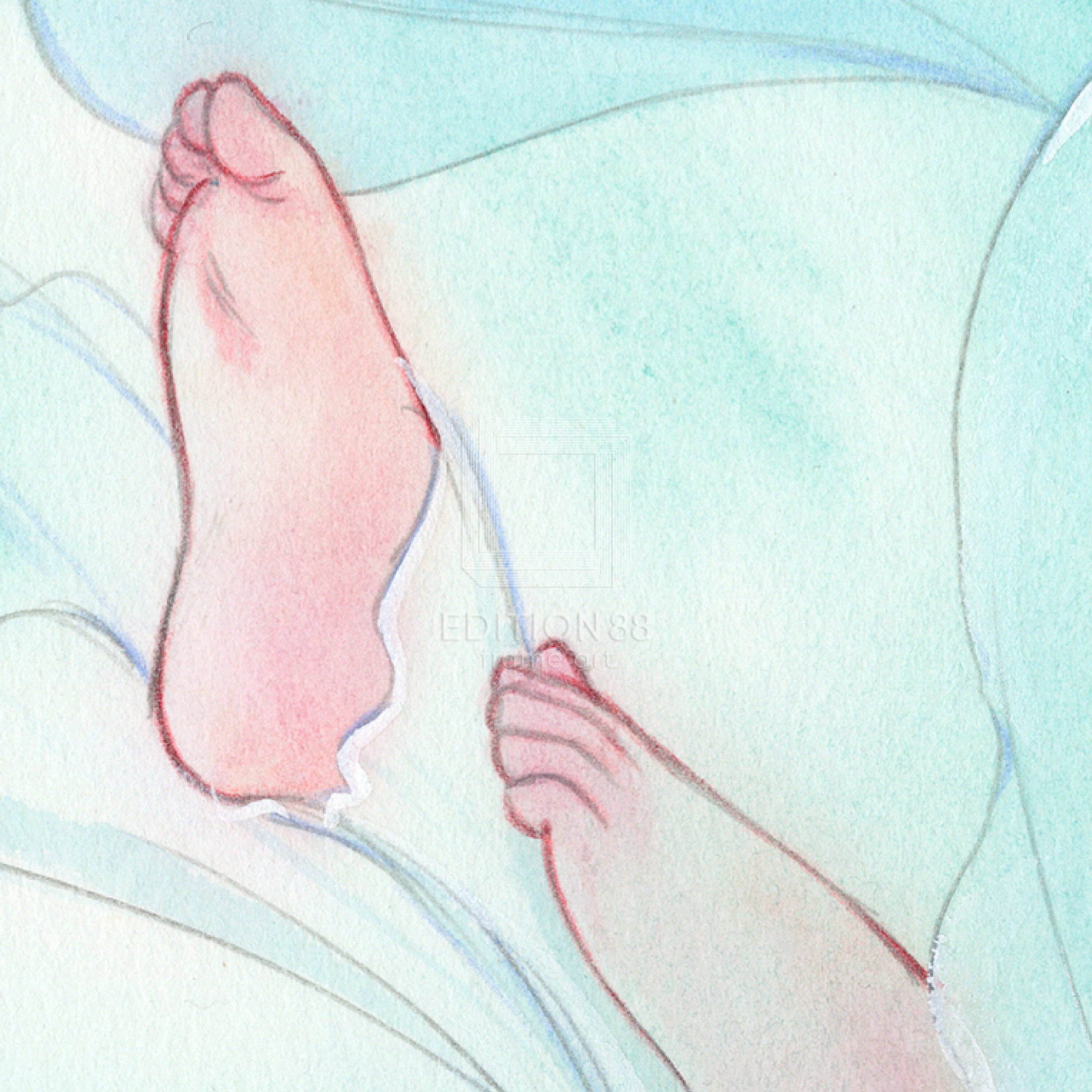 「魔法の天使 クリィミーマミ」88グラフ「Angelic Moment VII -Splash-」 /高田明美(直筆サイン入り / 限定100枚) 88グラフ Edition88