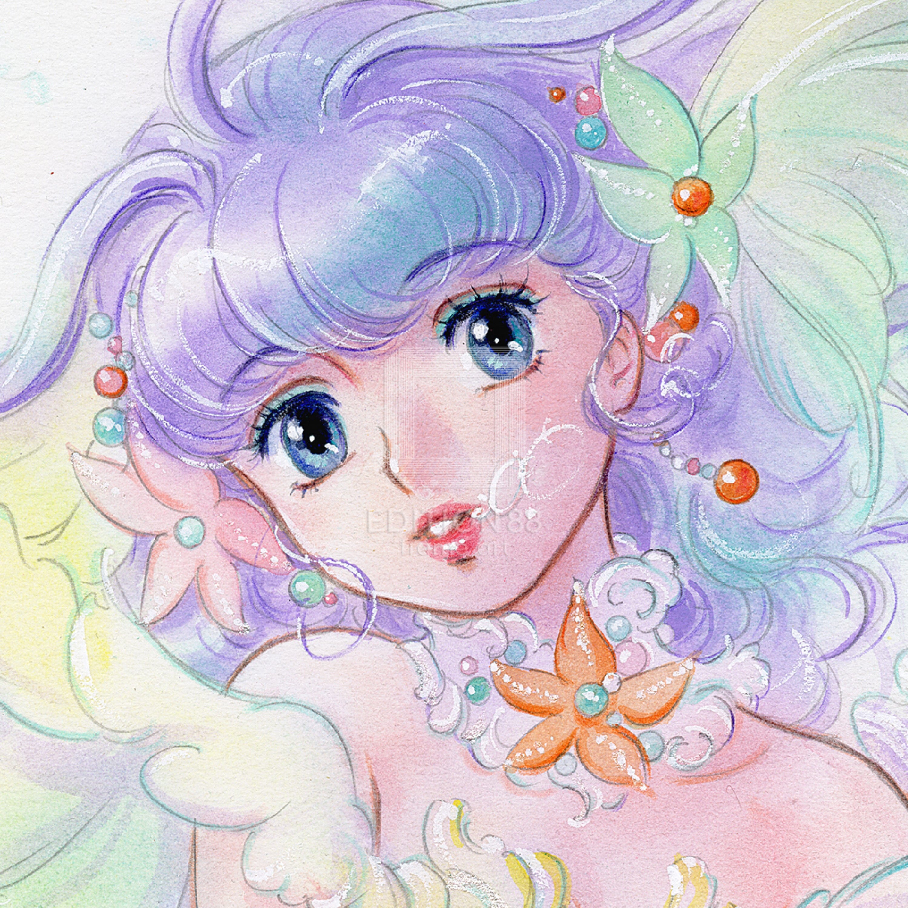 「魔法の天使 クリィミーマミ」88グラフ Angelic Moment V /高田明美(直筆サイン入り / 限定300枚) 88グラフ Edition88