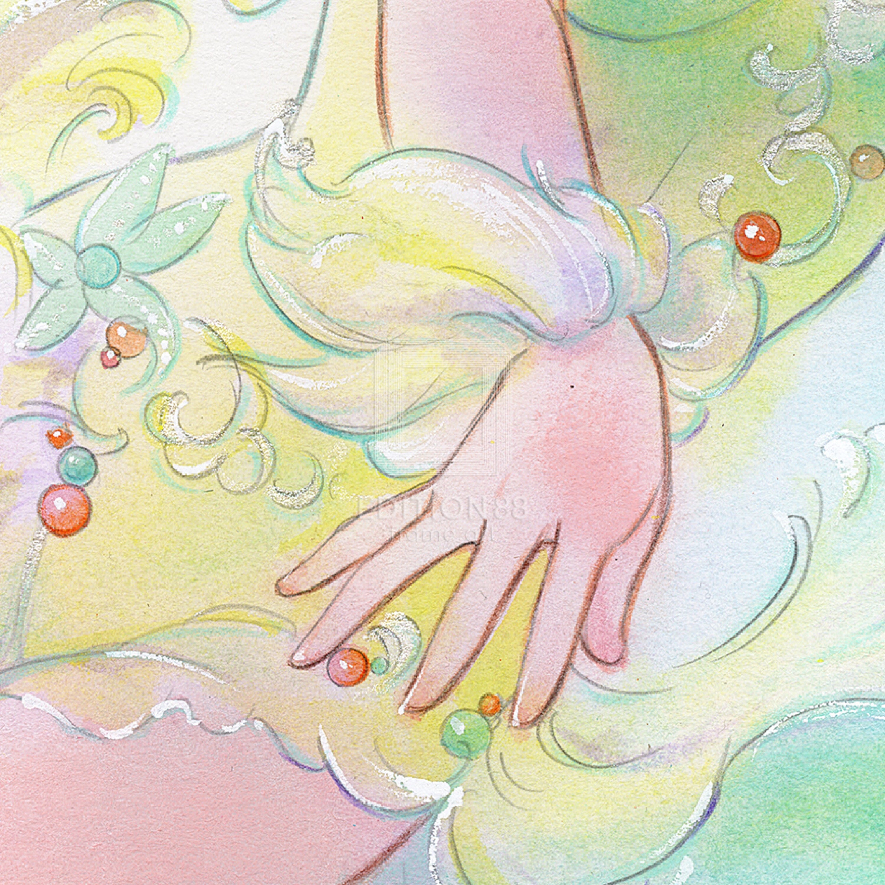 「魔法の天使 クリィミーマミ」88グラフ Angelic Moment V /高田明美(直筆サイン入り / 限定300枚) 88グラフ Edition88