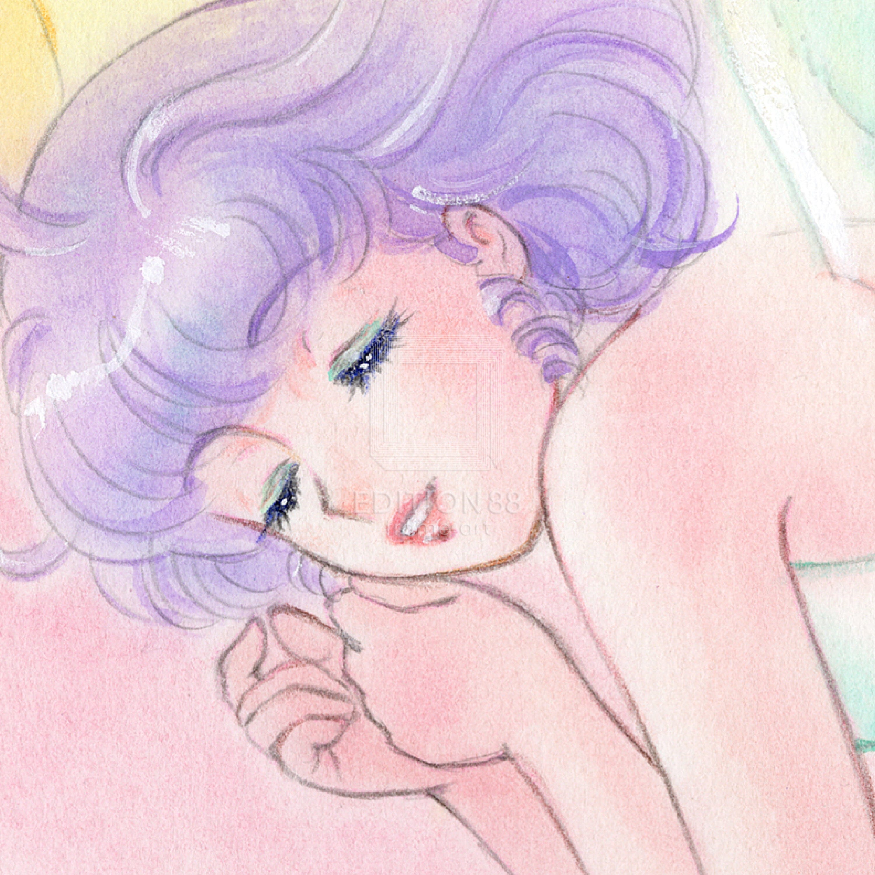 「魔法の天使 クリィミーマミ」88グラフ Sweet Dream /高田明美(直筆サイン入り / 限定100枚) 88グラフ Edition88