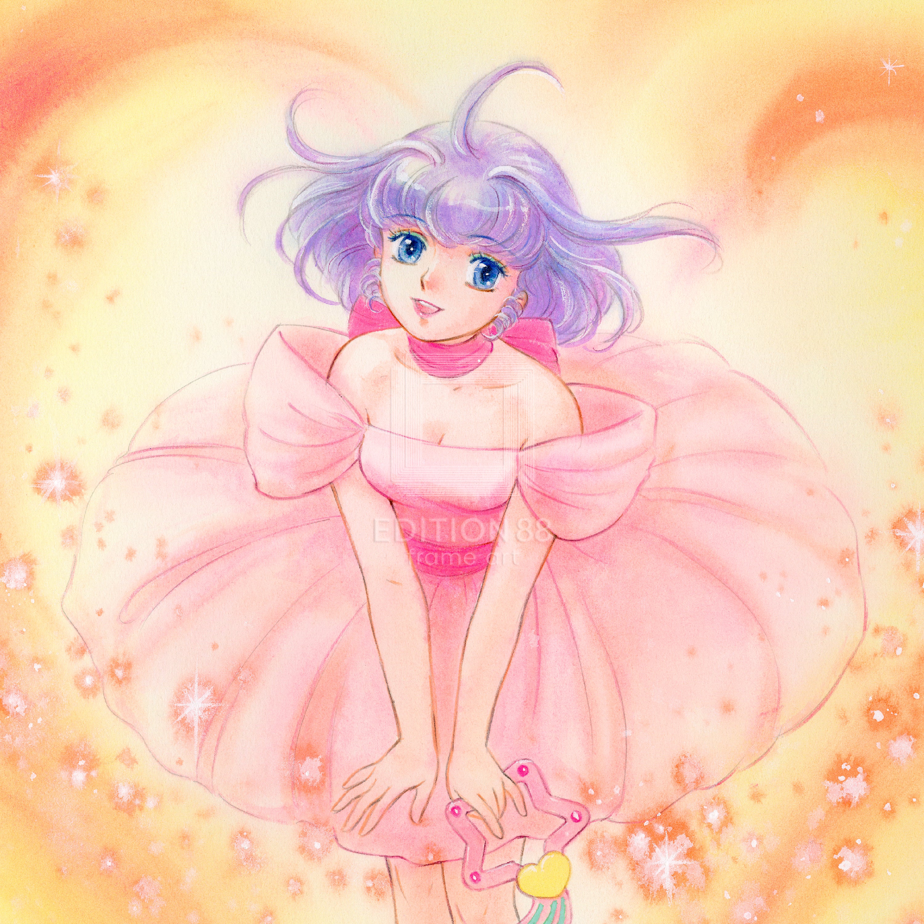 「魔法の天使クリィミーマミ」88グラフ Twinkling Magic /高田明美(直筆サイン入り / 限定100枚)
