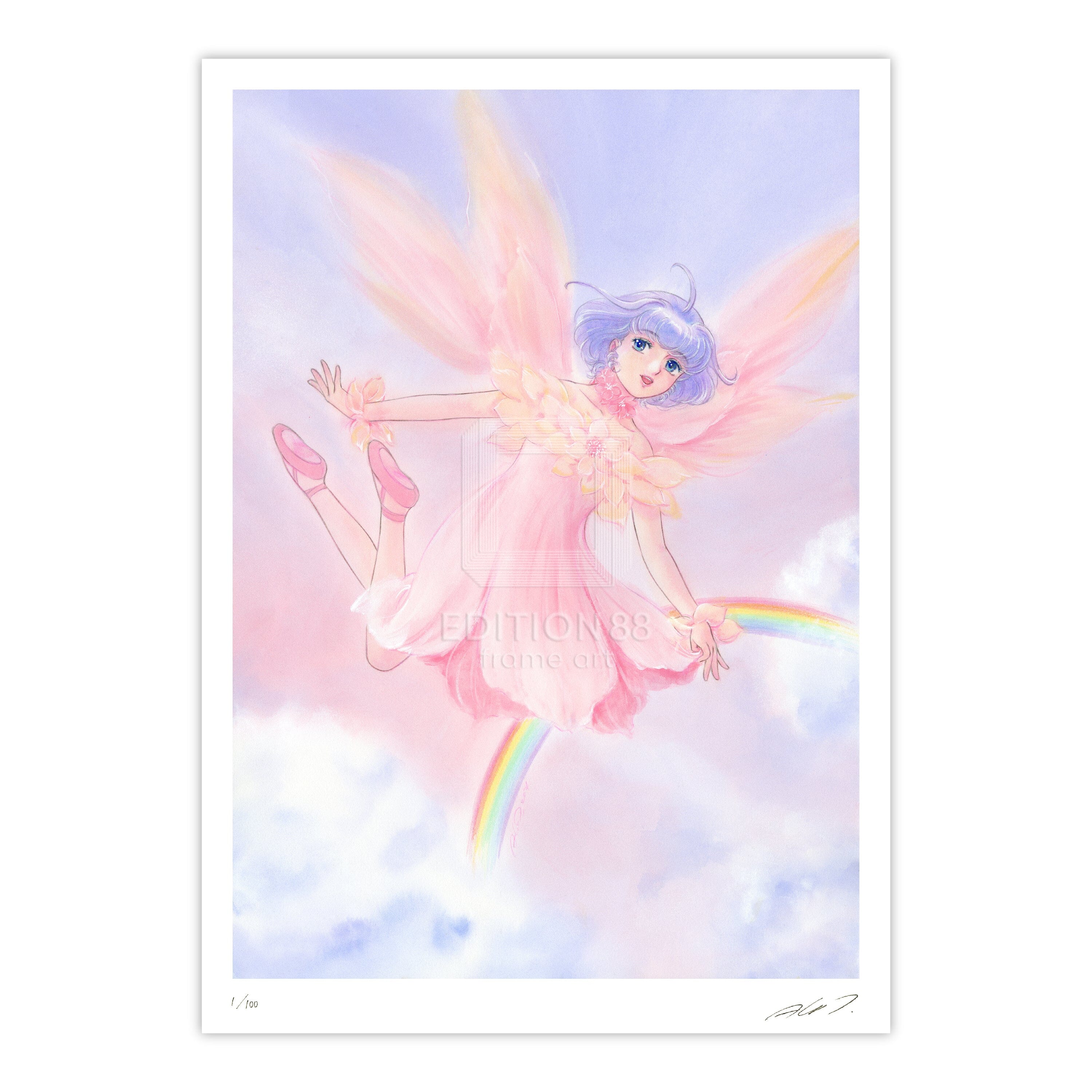 「魔法の天使 クリィミーマミ」88グラフ 春 ふんわり /高田明美(直筆サイン入り / 限定100枚) 88グラフ Edition88