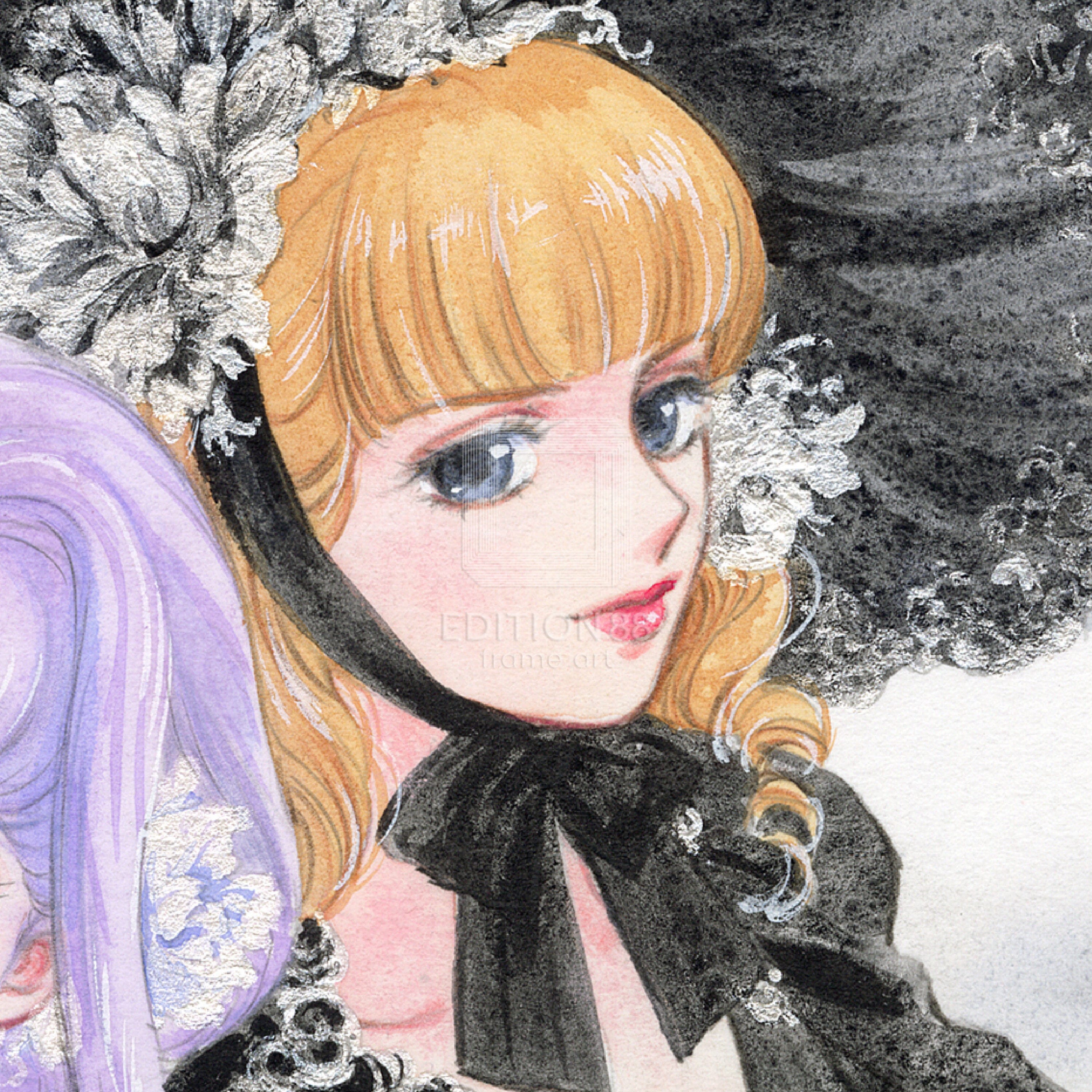 「魔法の天使 クリィミーマミ」88グラフ 白と黒のプリンセスたち /高田明美(直筆サイン入り / 限定100枚) 88グラフ Edition88