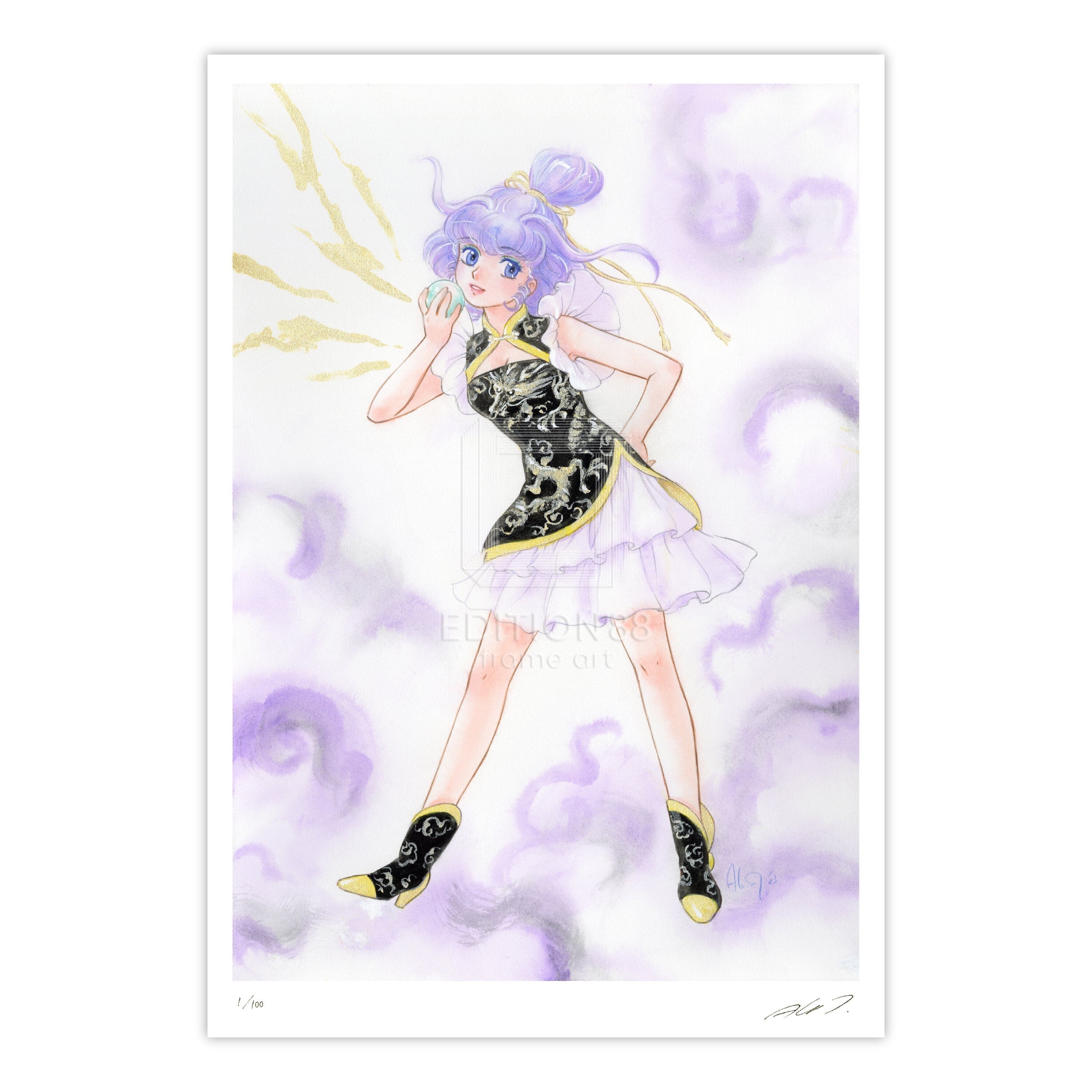 「魔法の天使 クリィミーマミ」88グラフ「如意宝珠」 /高田明美(直筆サイン入り / 限定100枚) 88グラフ Edition88