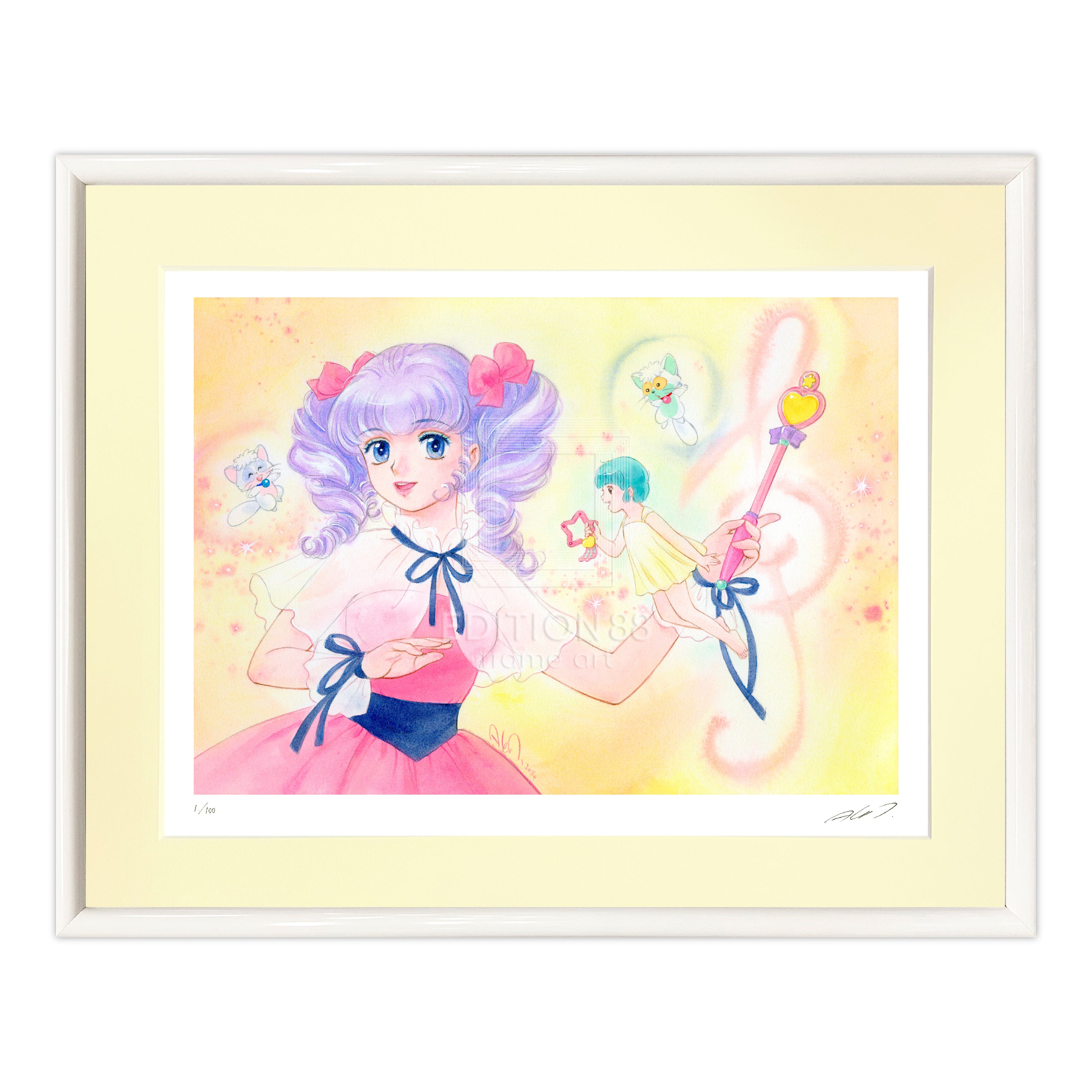 「魔法の天使クリィミーマミ」88グラフ Conductor of Happiness /高田明美(直筆サイン入り / 限定100枚)