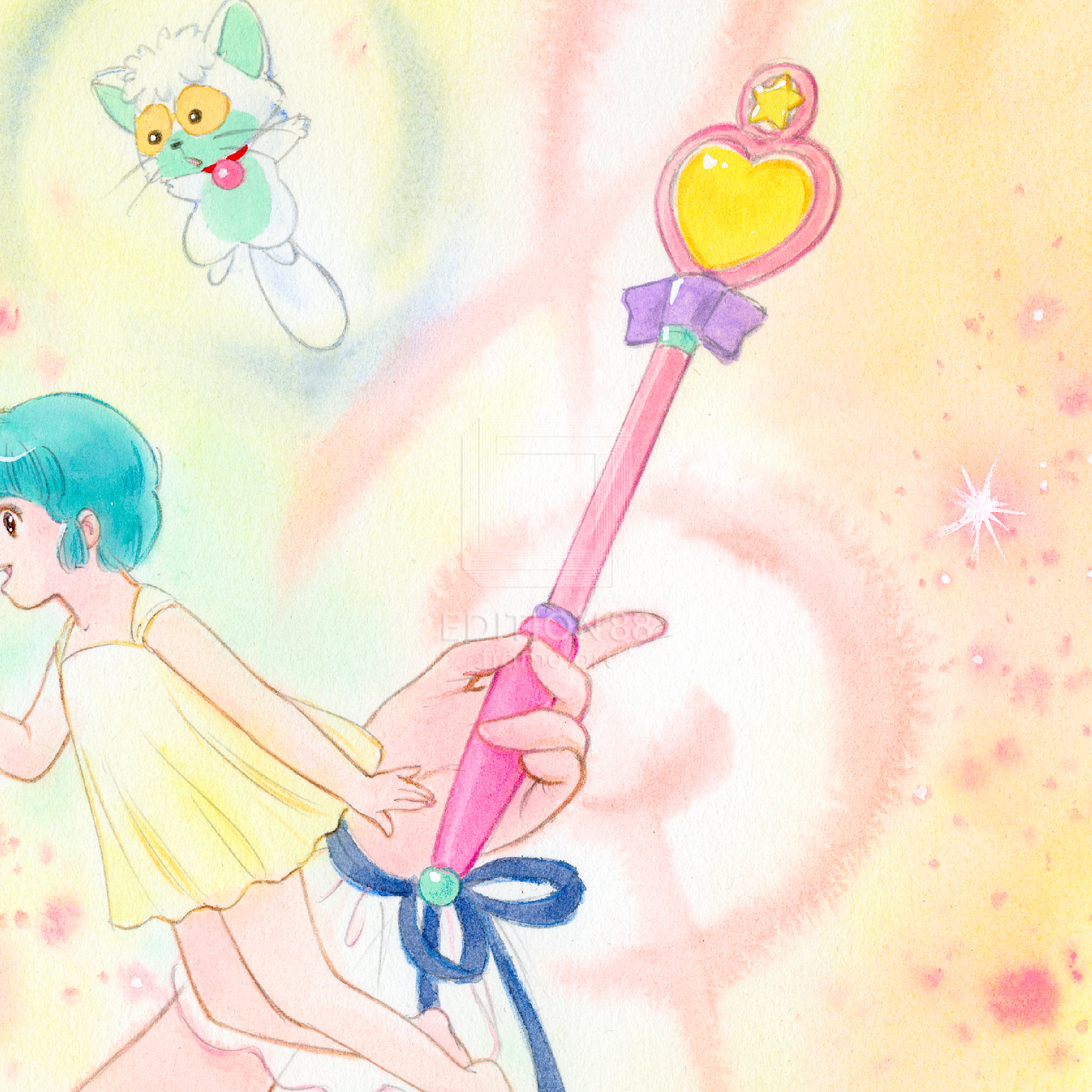 「魔法の天使クリィミーマミ」88グラフ Conductor of Happiness /高田明美(直筆サイン入り / 限定100枚)