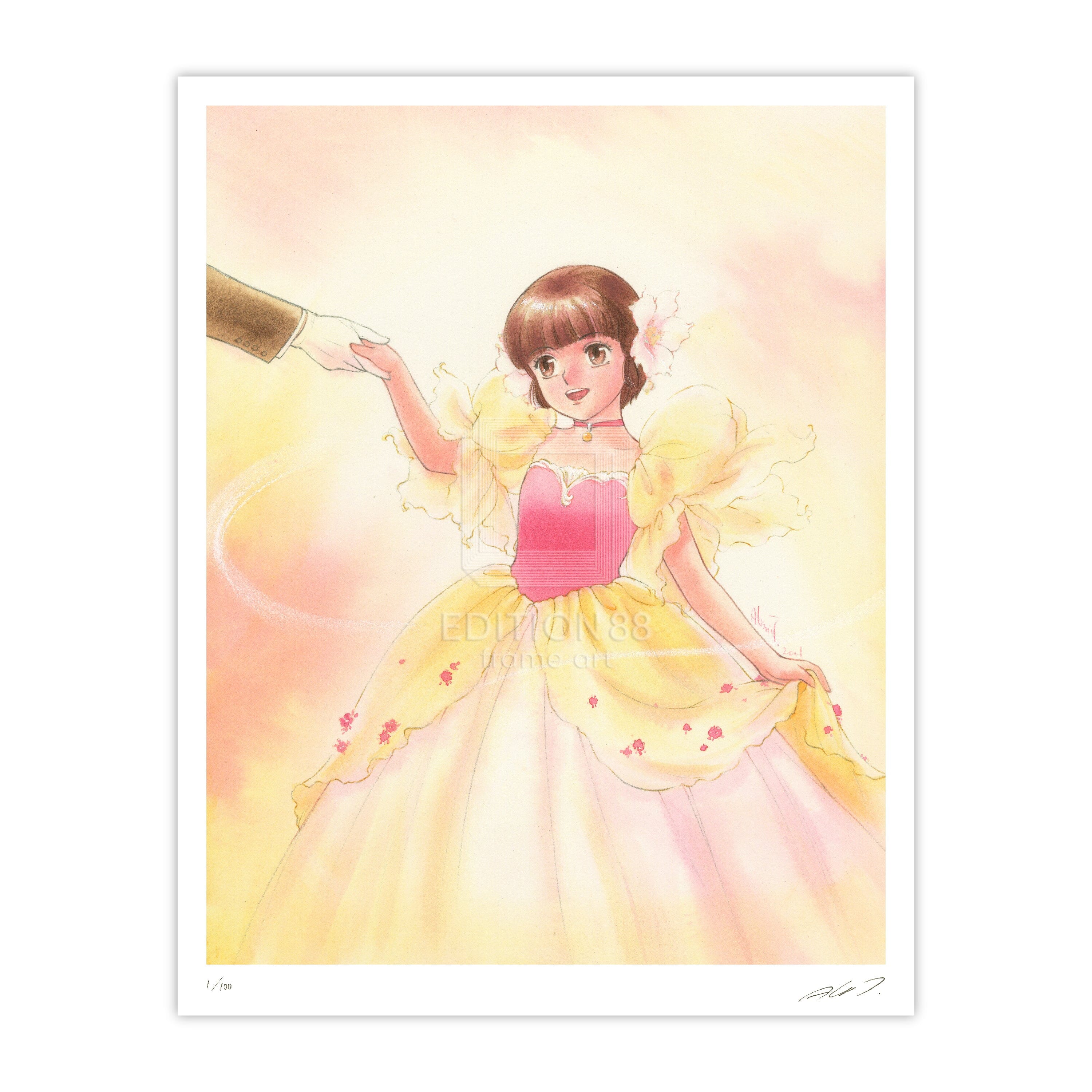 「魔法の天使 クリィミーマミ」88グラフ shall we dance? /高田明美(直筆サイン入り / 限定100枚) 88グラフ Edition88