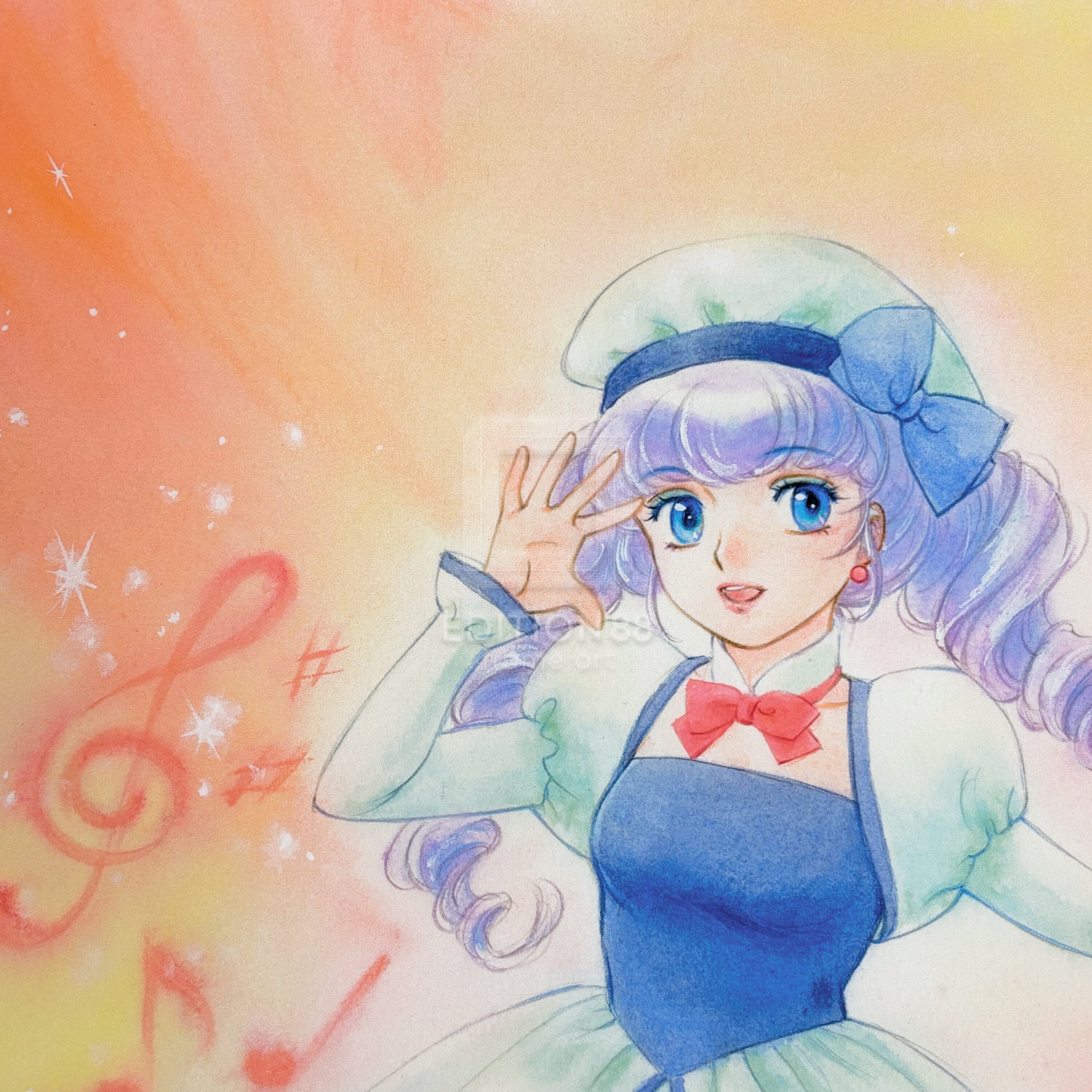 「魔法の天使クリィミーマミ」88グラフ 星のタンバリン /高田明美(直筆サイン入り / 限定100枚) 88グラフ Edition88